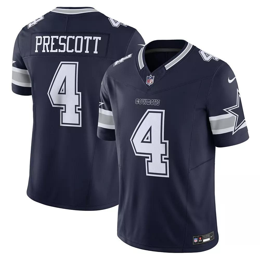 Men's Nike Dak Prescott Navy Dallas Cowboys Vapor F.U.S.E. Limited Jersey,  Product Image