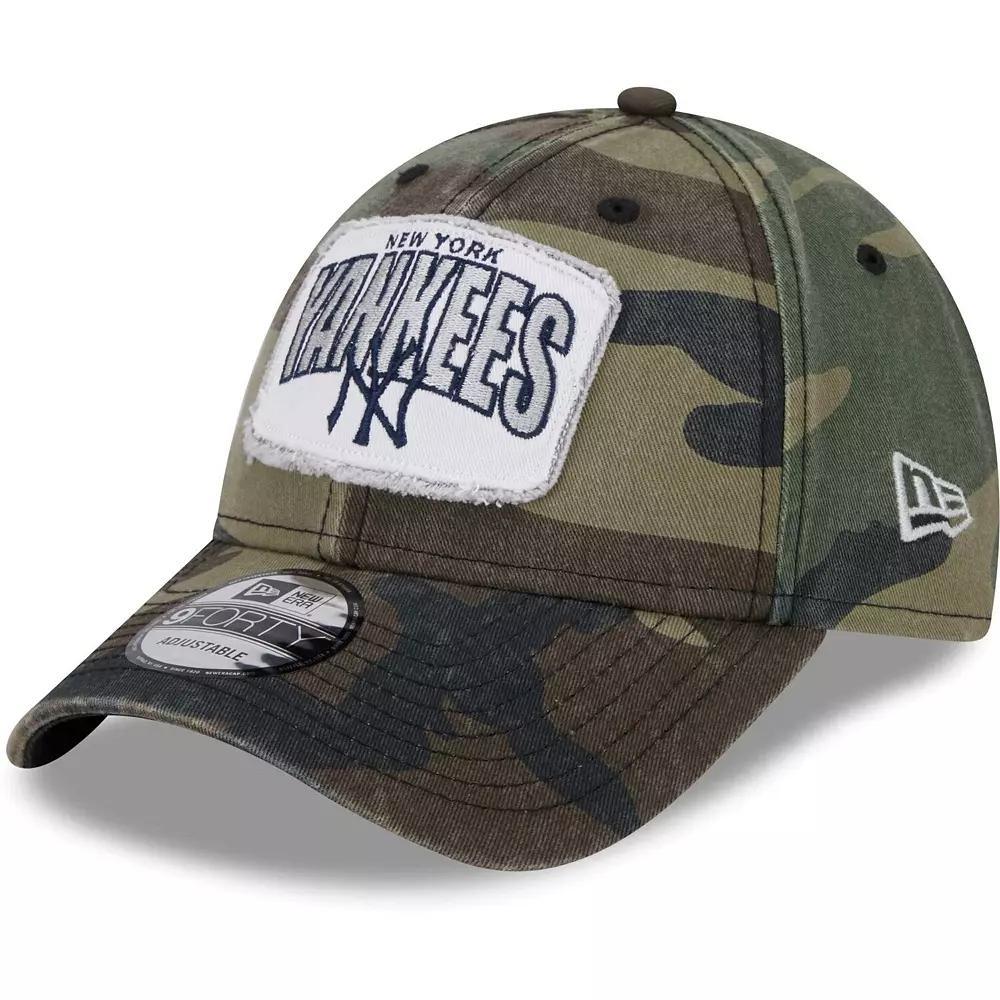 Men's New Era Camo New York Yankees Gameday 9FORTY Adjustable Hat, Green Product Image