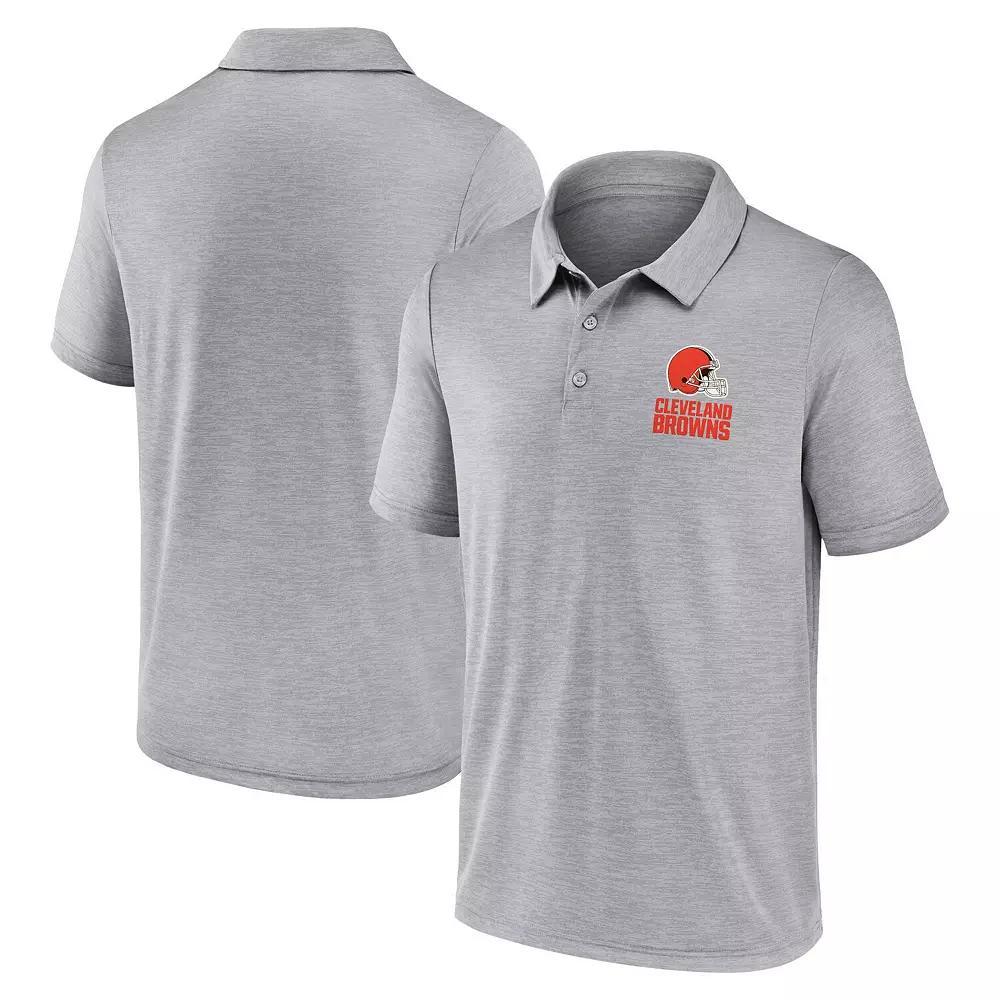 Men's Fanatics Gray Cleveland Browns Making Waves Polo, Size: XL, Grey Product Image