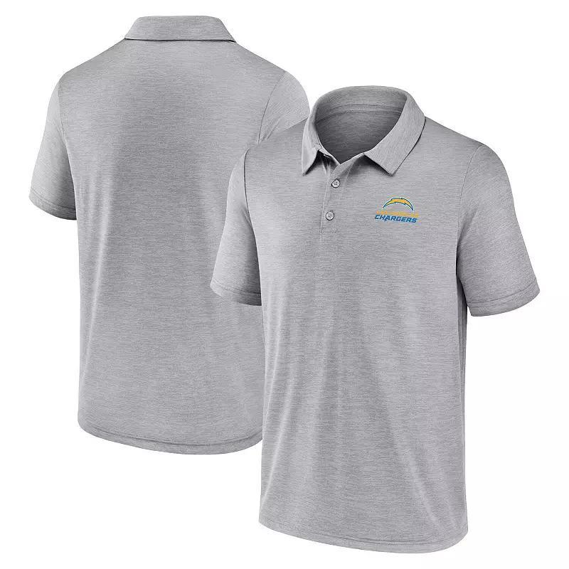 Men's Fanatics Gray Los Angeles Chargers Making Waves Polo,  Product Image