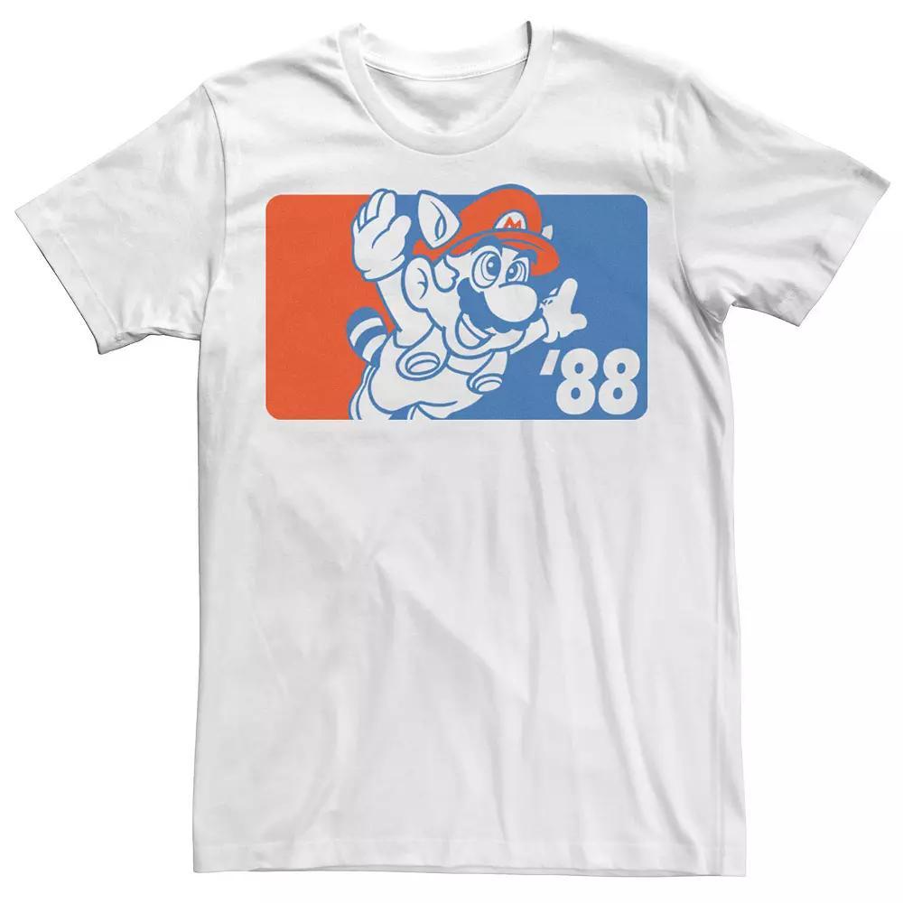 Men's Super Mario Bros 3 Mario Flying Graphic Tee,  Product Image