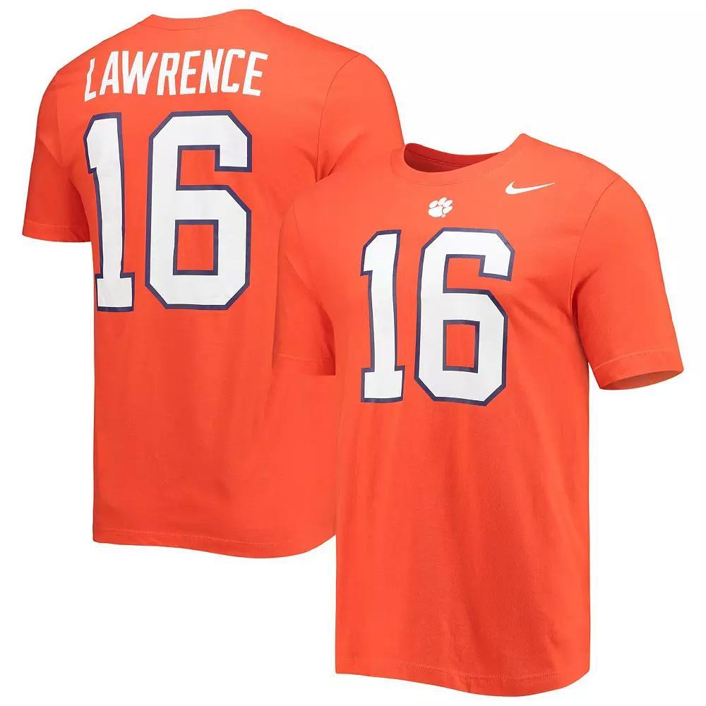 Men's Nike Trevor Lawrence Orange Clemson Tigers Alumni Name & Number Team T-Shirt, Size: XL Product Image