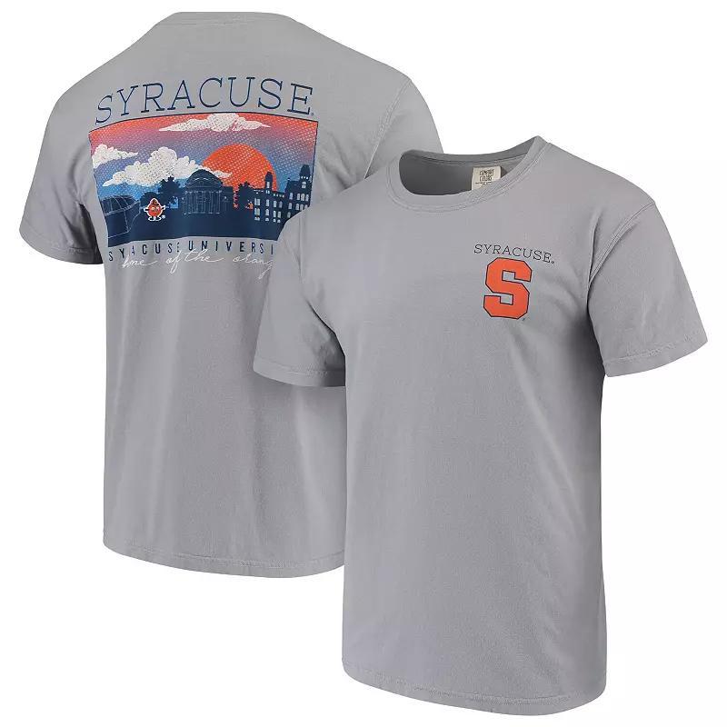 Men's Gray Syracuse Orange Comfort Colors Campus Scenery T-Shirt, Size: 2XL, Grey Product Image
