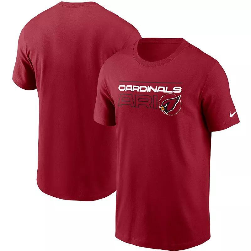 Mens Nike Cardinal Arizona Cardinals Broadcast Essential T-Shirt Product Image