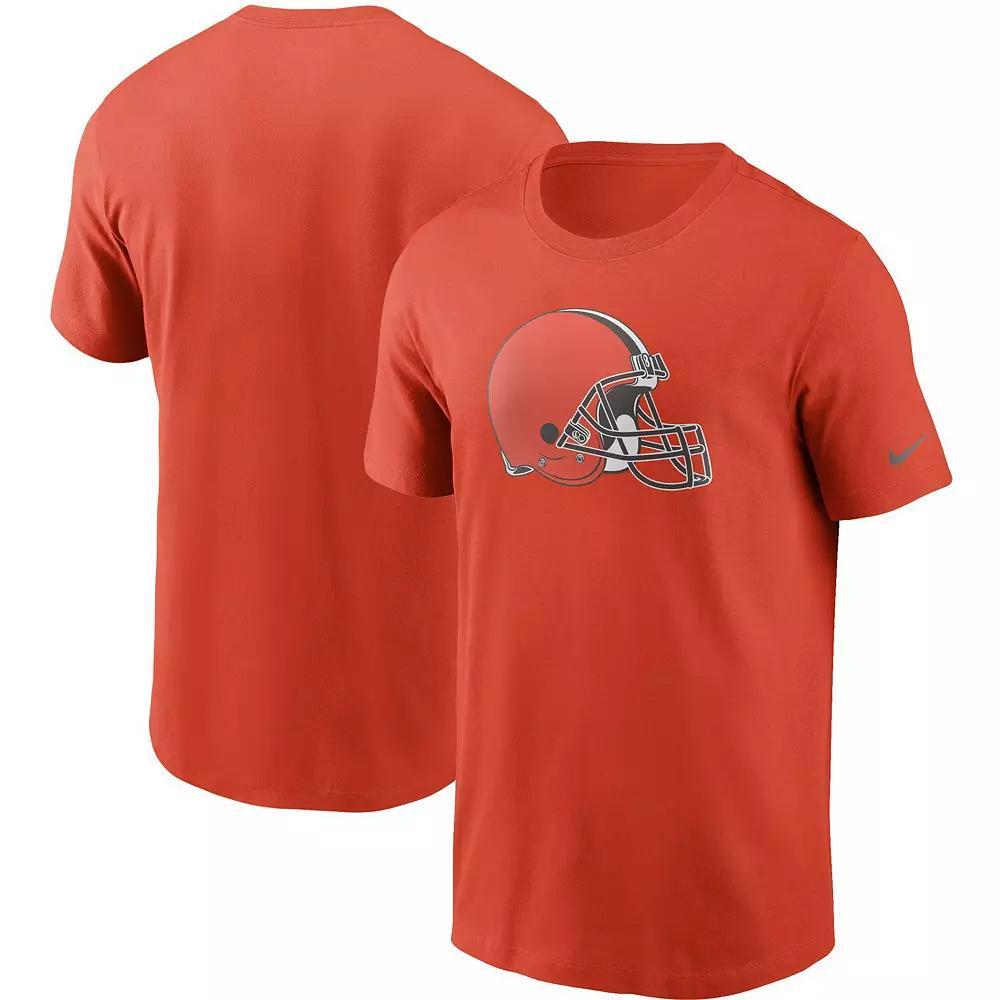 Men's Nike Orange Cleveland Browns Primary Logo T-Shirt,  Product Image