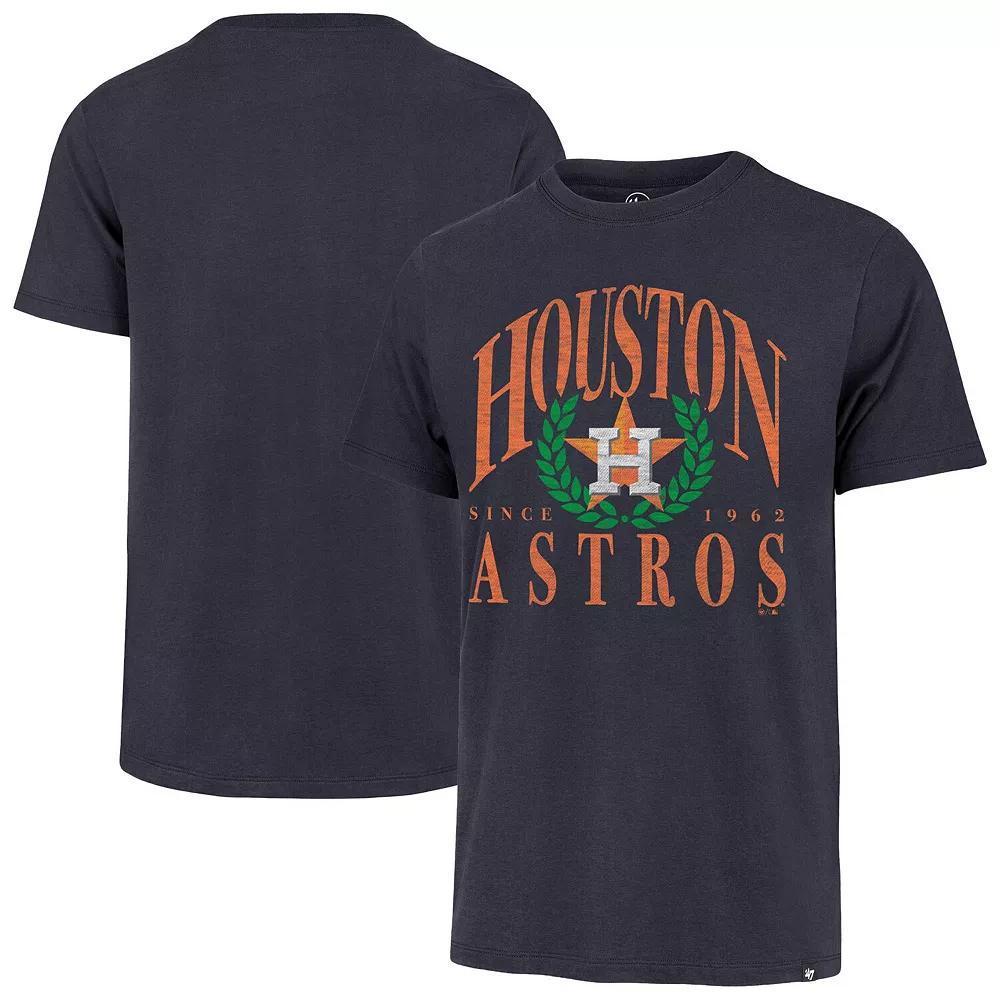 Men's '47 Navy Houston Astros Pitchout Franklin T-Shirt, Size: 3XL, Blue Product Image