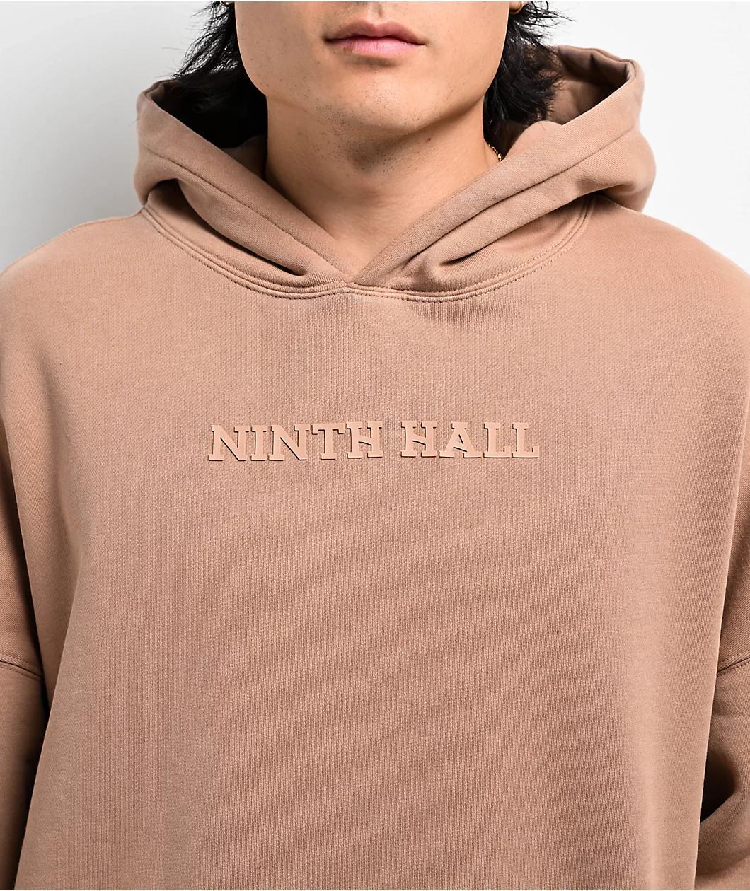 Ninth Hall Fundamentals Logo Chanterelle Oversized Hoodie Product Image