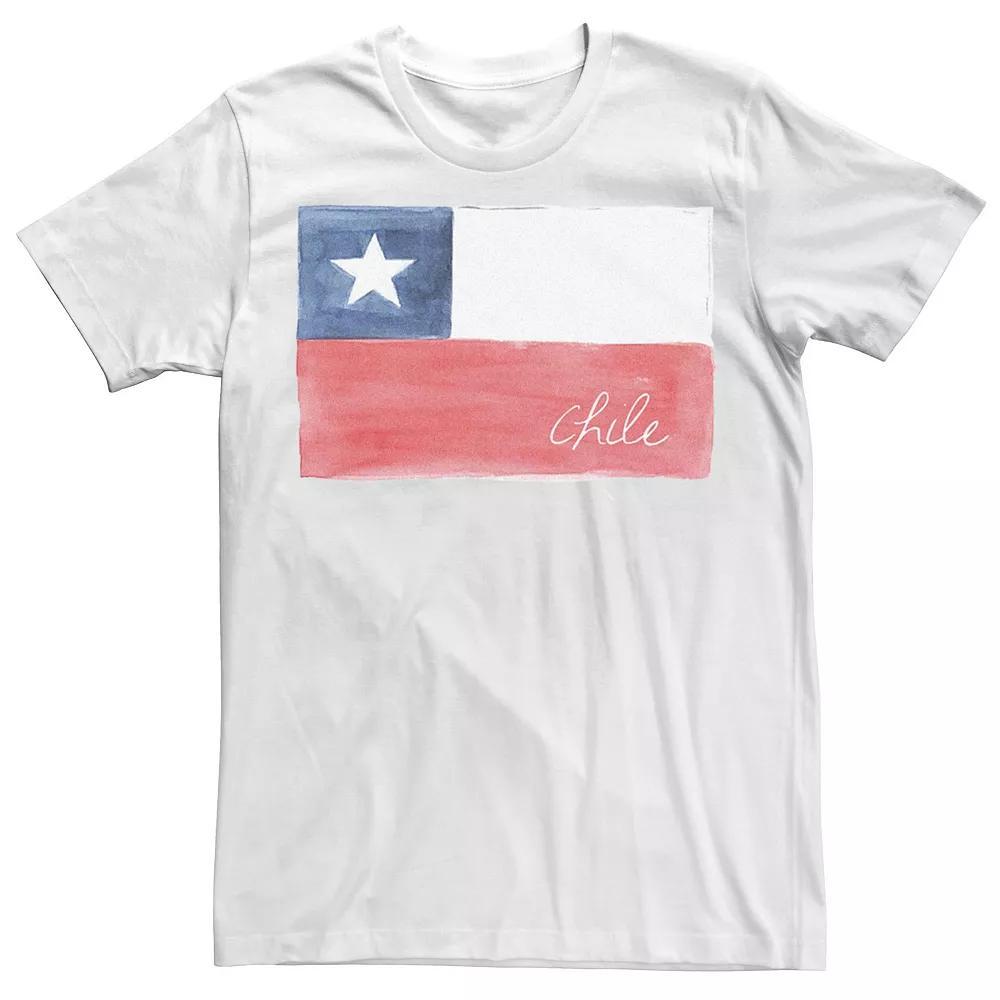 Men's HHM Chile Flag Watercolor Tee,  Product Image