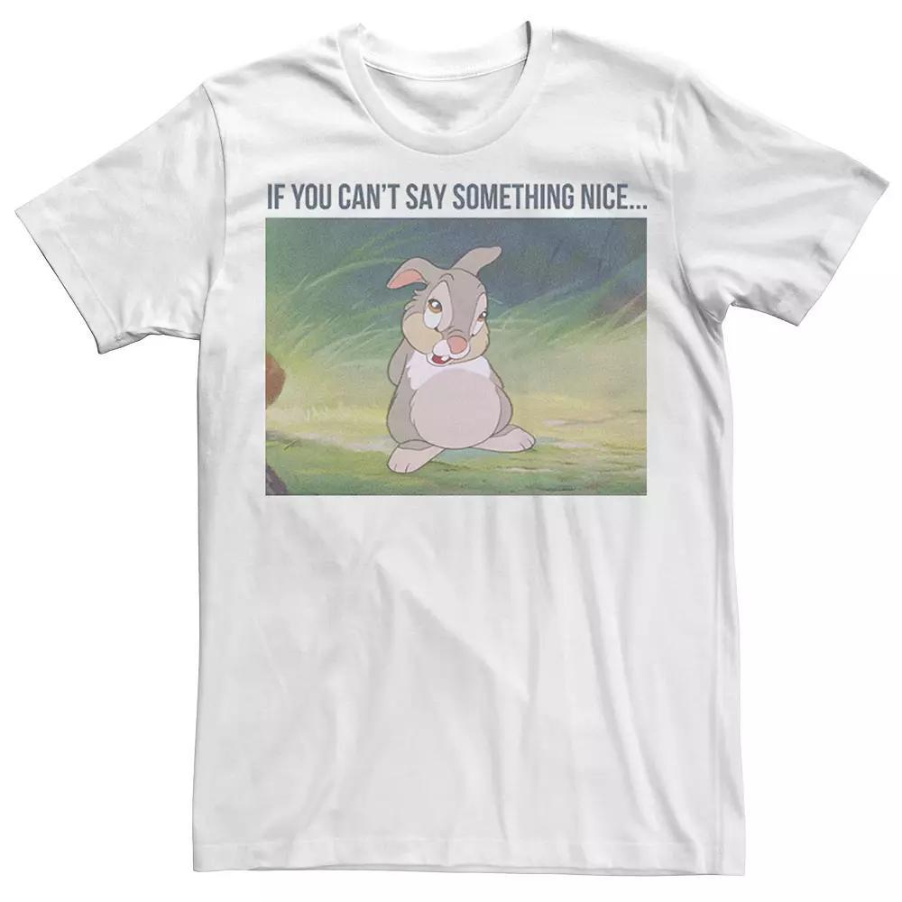 Big & Tall Disney Bambi Thumper "If You Can't Say Something Nice" Tee, Men's,  Product Image