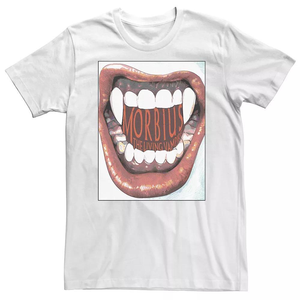 Big & Tall Marvel Morbius The Living Vampire Teeth Tee, Men's,  Product Image