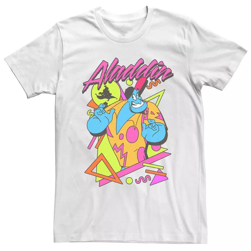 Disney's Aladdin Genie Men's Retro Poster Graphic Tee,  Product Image