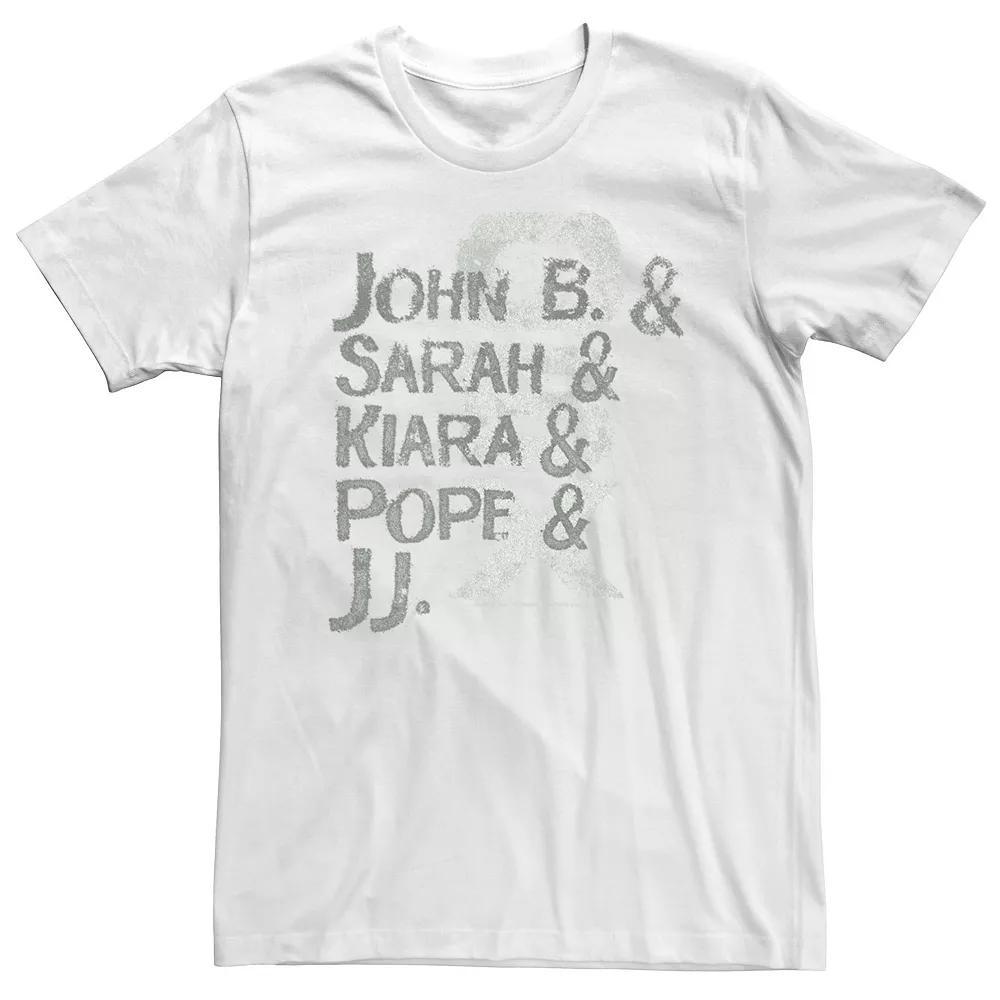 Big & Tall Outer Banks Distressed Name Stack Tee, Boy's,  Product Image