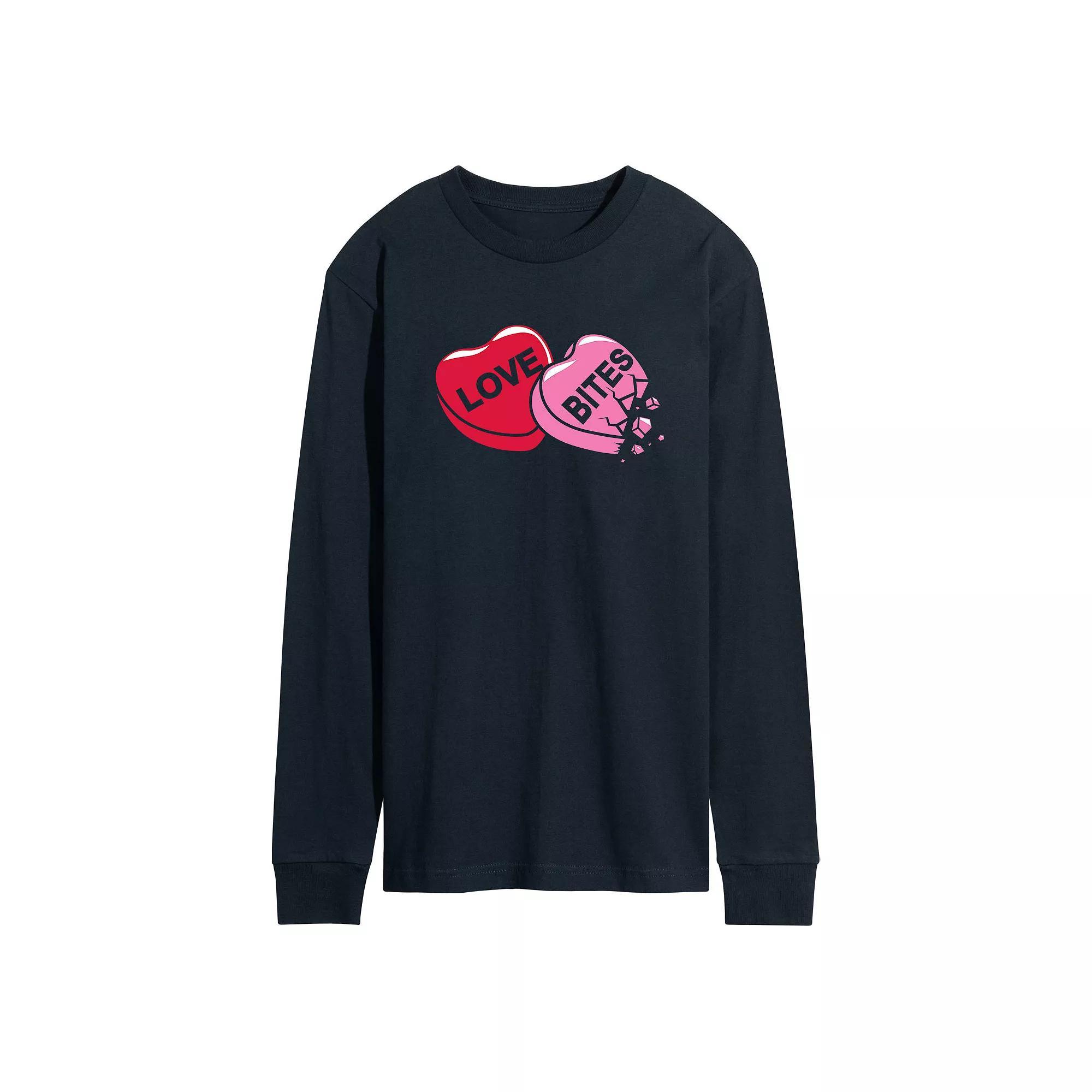 Men's Love Bites Candy Long Sleeve Tee,  Product Image