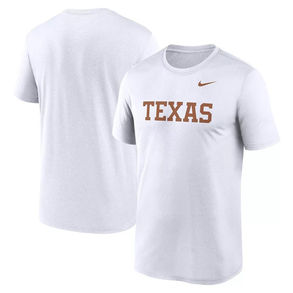 Men's Nike White Texas Longhorns Primetime Legend Wordmark T-Shirt, Size: XL Product Image