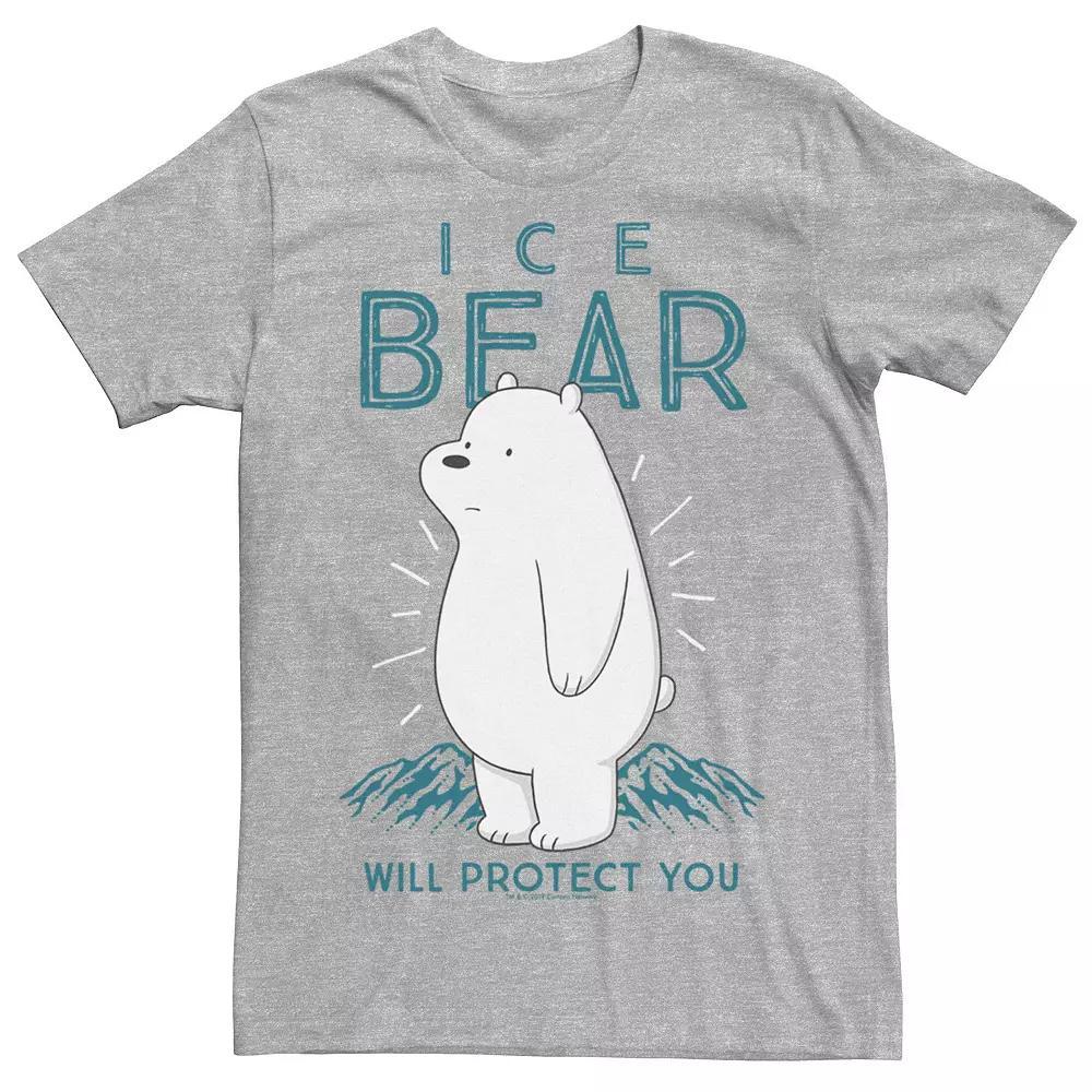 Men's Cartoon Network We Bare Bears Ice Bear Will Protect You Tee,  Product Image