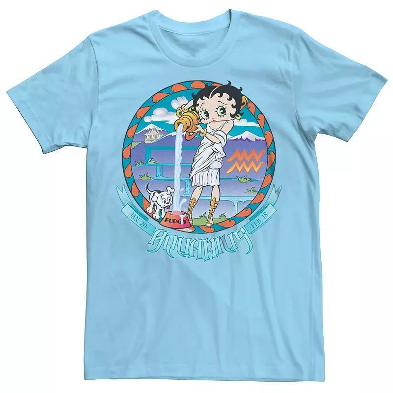 Mens Betty Boop Aquarius Horoscope Tee Product Image