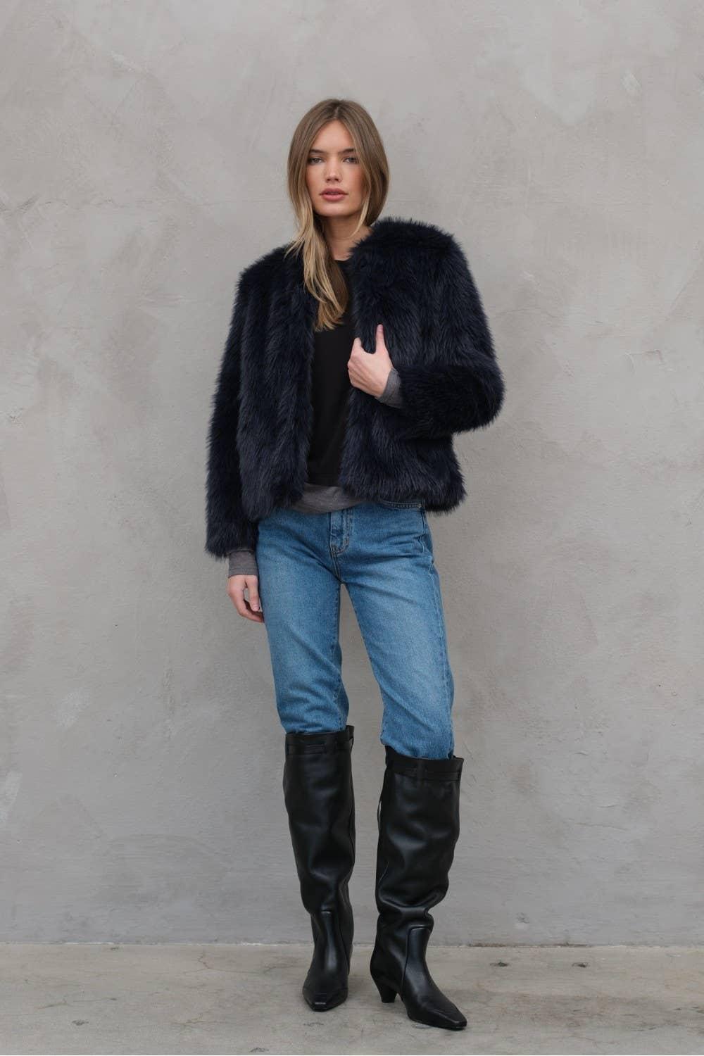 Midnight Fur Jacket Product Image