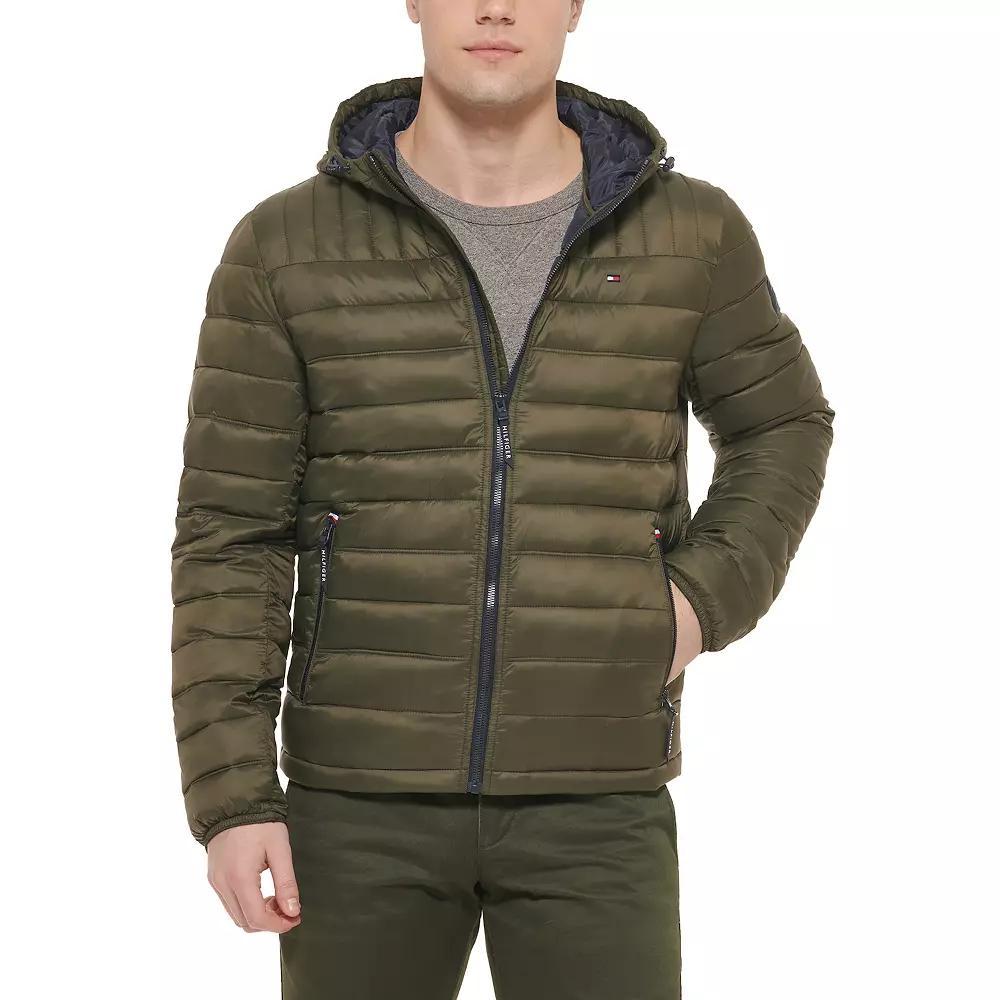 Men's Tommy Hilfiger Hooded Puffer Jacket,  Product Image