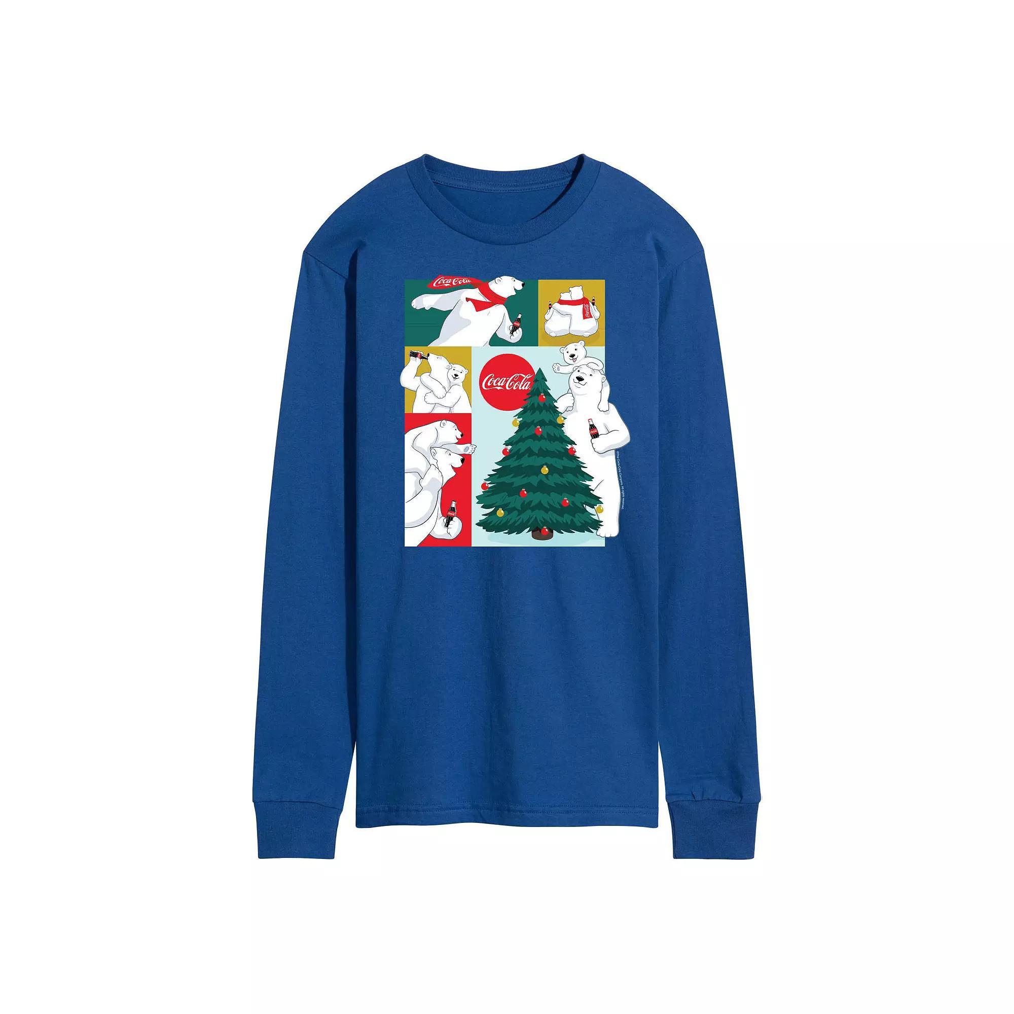 Men's CocaCola Bears Long Sleeve Graphic Tee,  Product Image