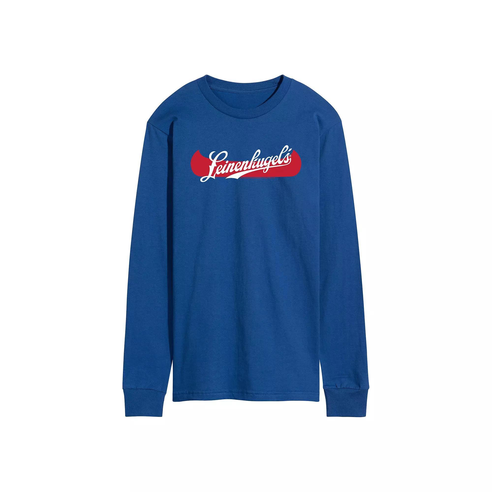 Men's Leinenkugels Canoe Logo Long Sleeve Graphic Tee, Size: Medium, Blue Product Image