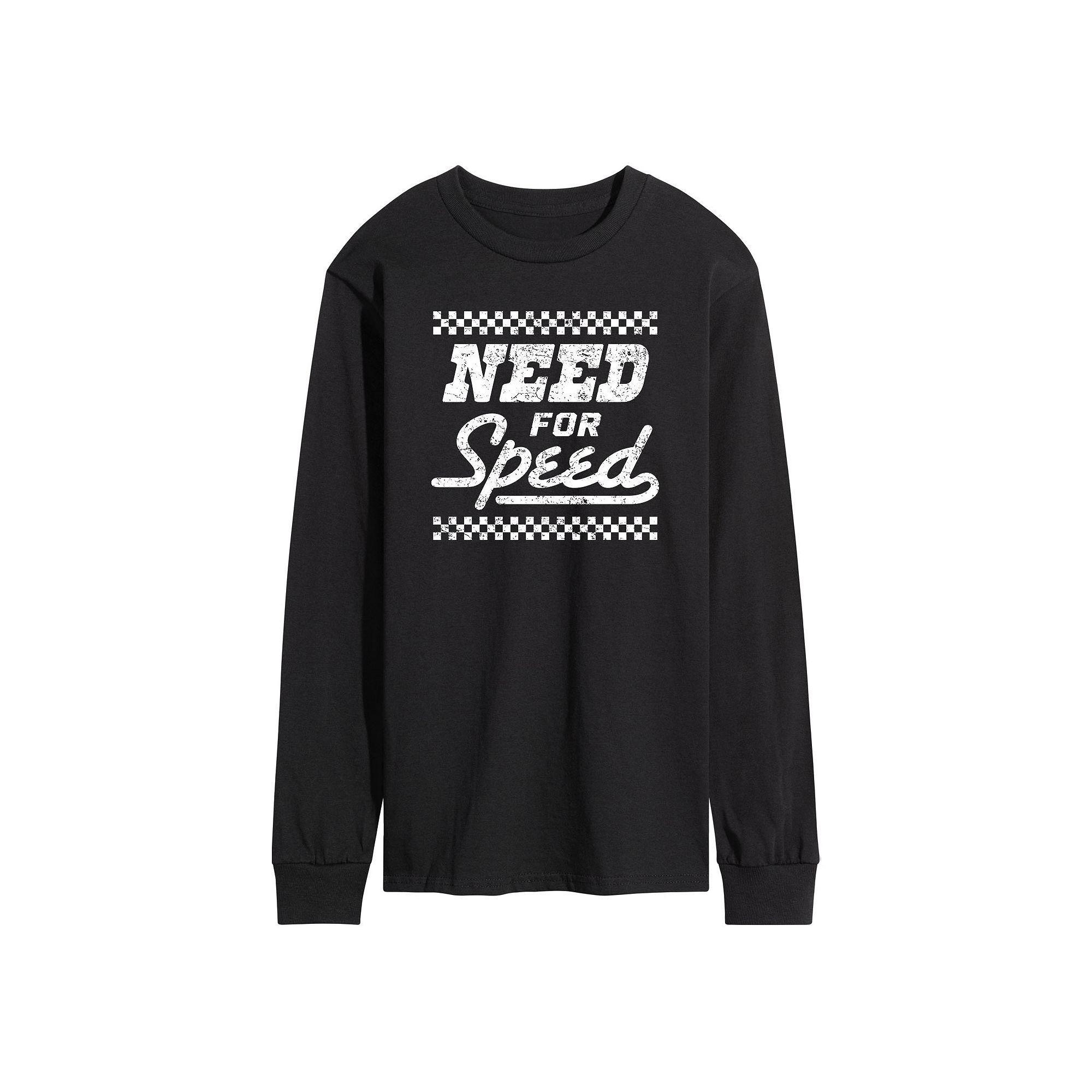 Men's Jersey Shore Logo Long Sleeve Graphic Tee, Size: Medium, Black Product Image