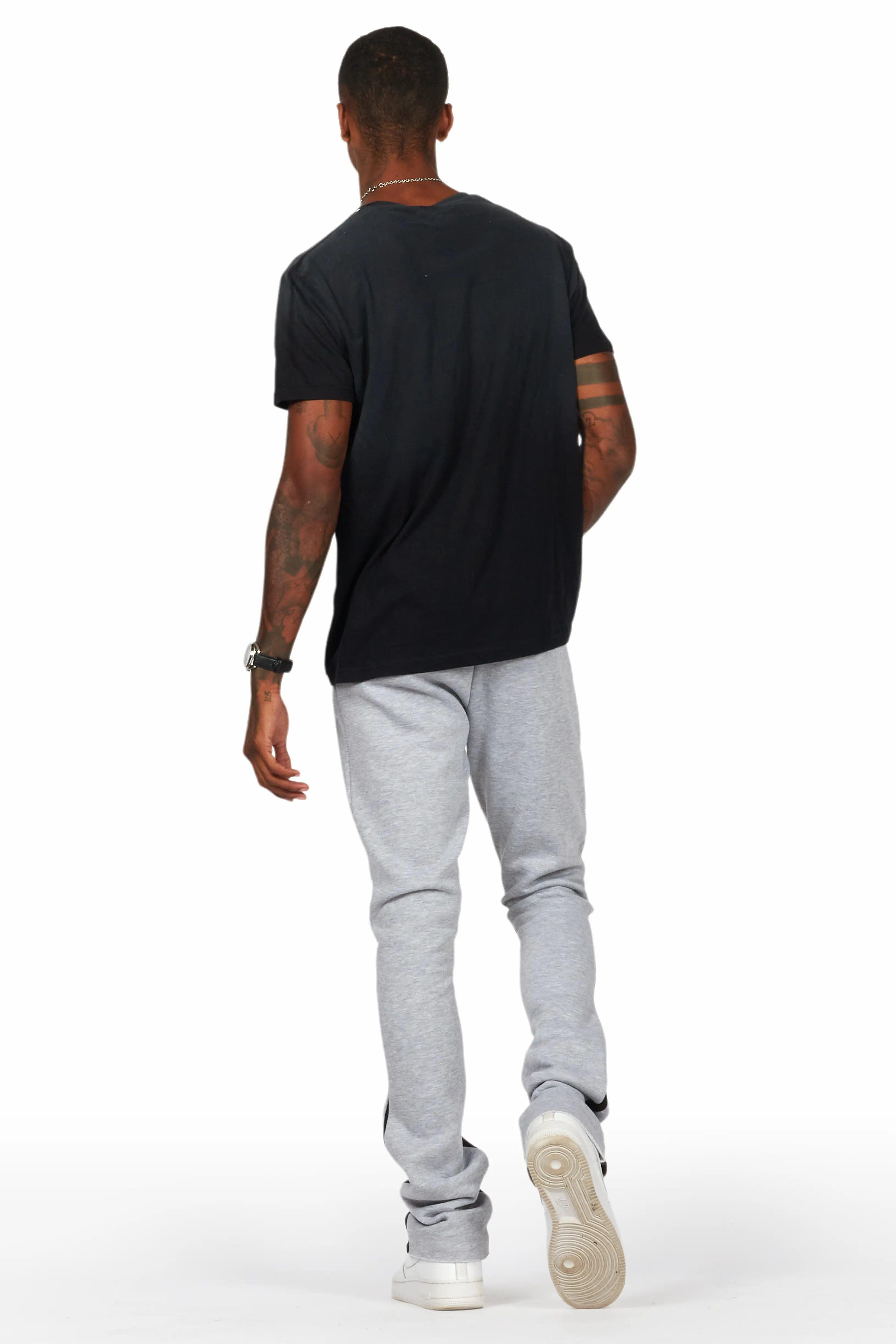 Alpine Grey/Black Stacked Flare Pant Male Product Image