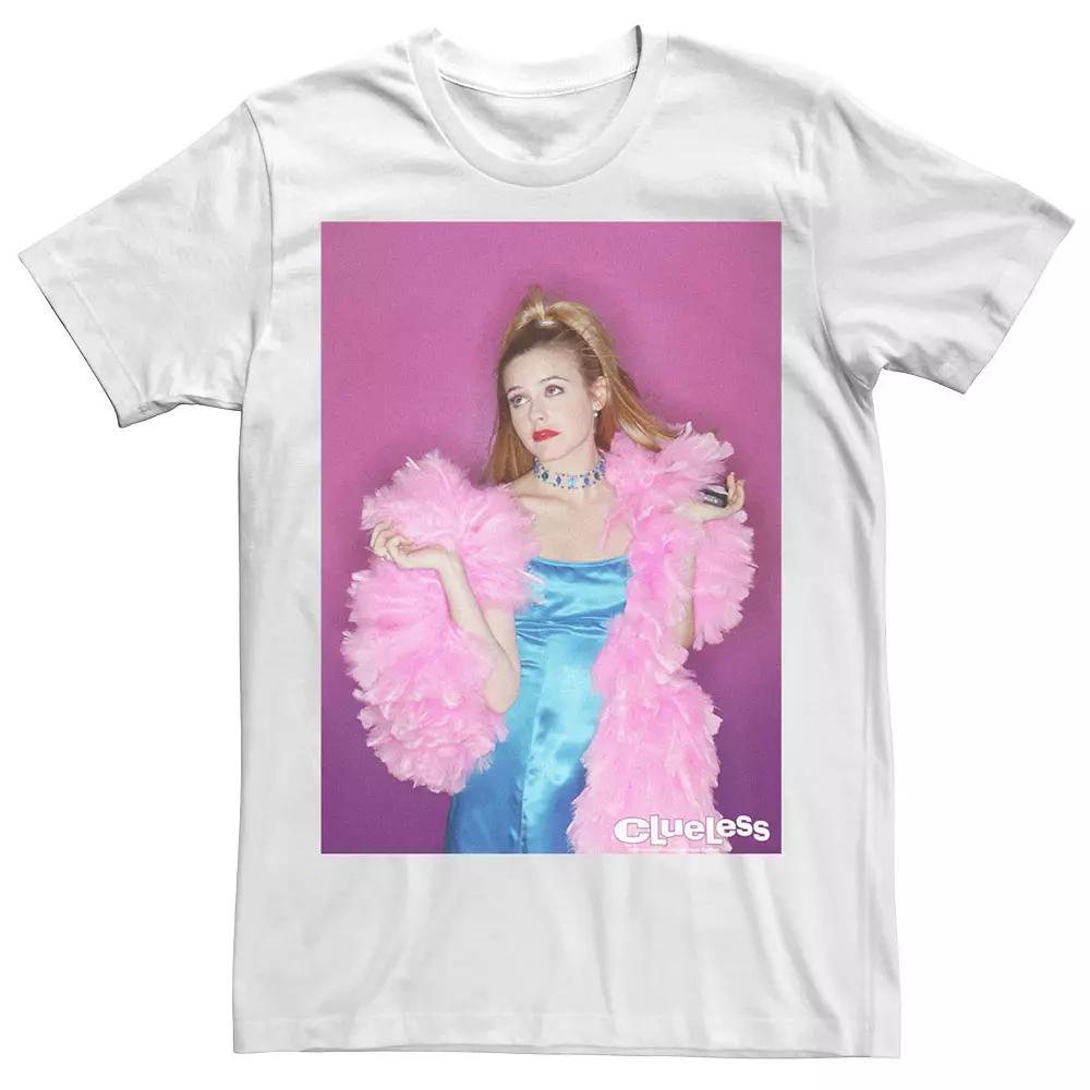 Men's Clueless Cher & Her Feather Boa Photo Shoot Tee,  Product Image