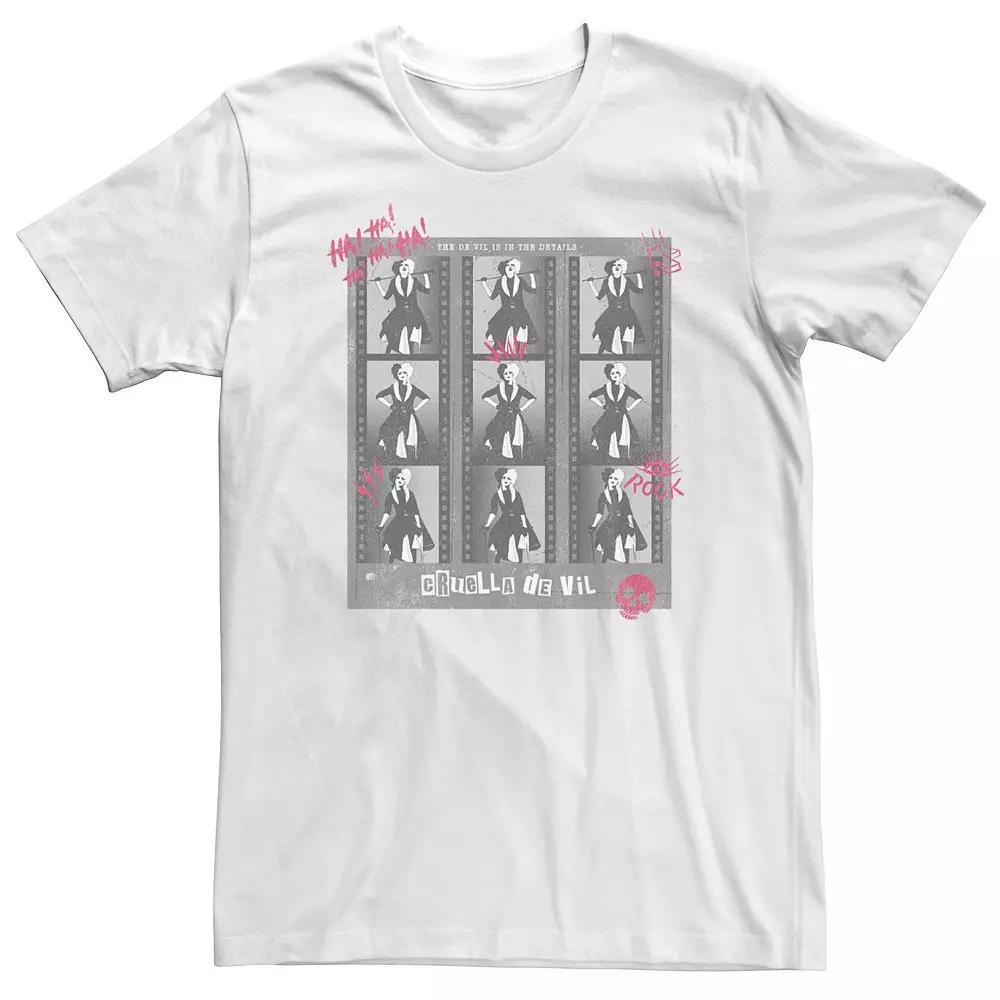 Big & Tall Disney Cruella Negatives Tee, Men's,  Product Image