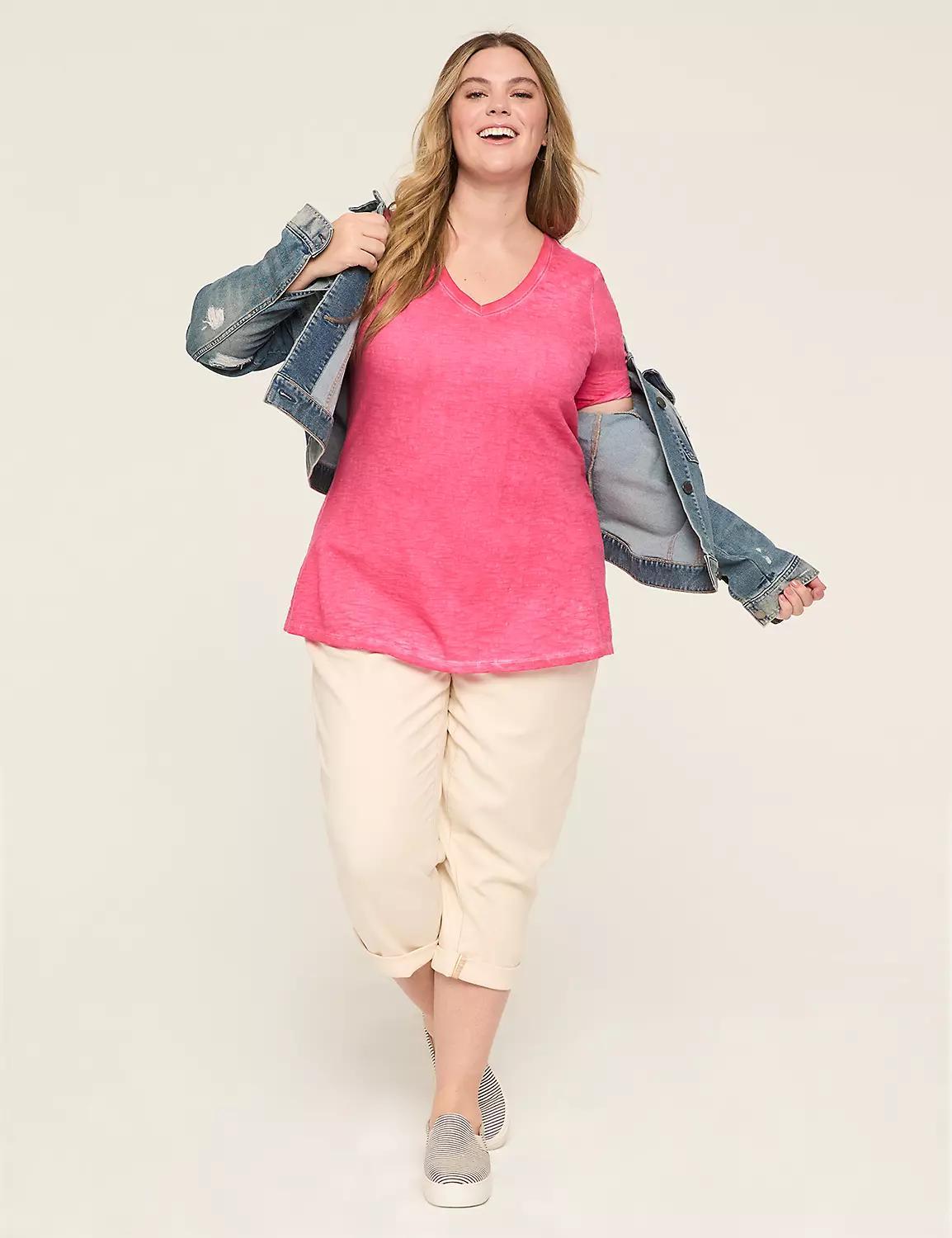 Perfect Sleeve V-Neck Tee Product Image