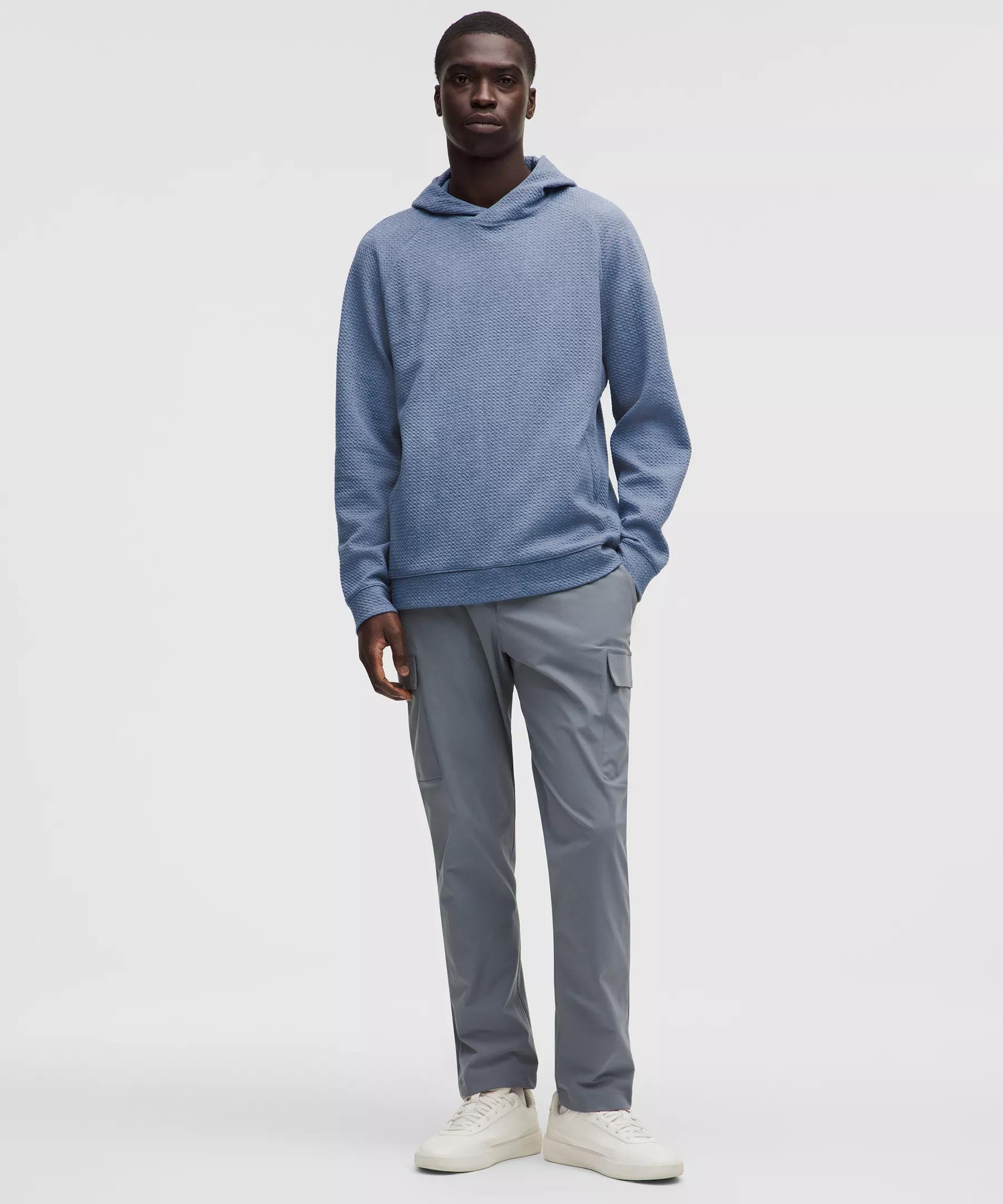 Textured Double-Knit Cotton Hoodie Product Image