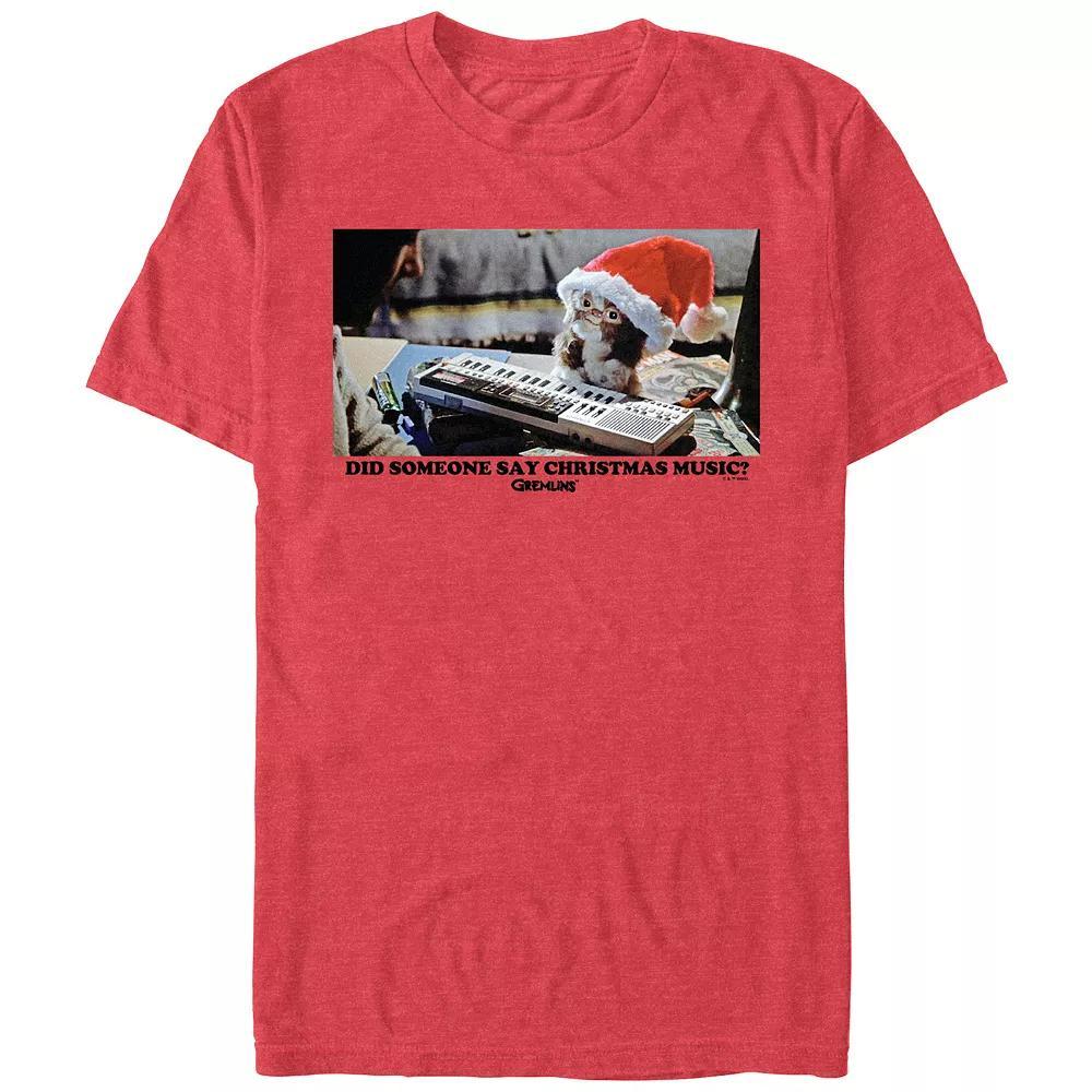 Men's Gremlins Gizmo Christmas Music Graphic Tee,  Product Image