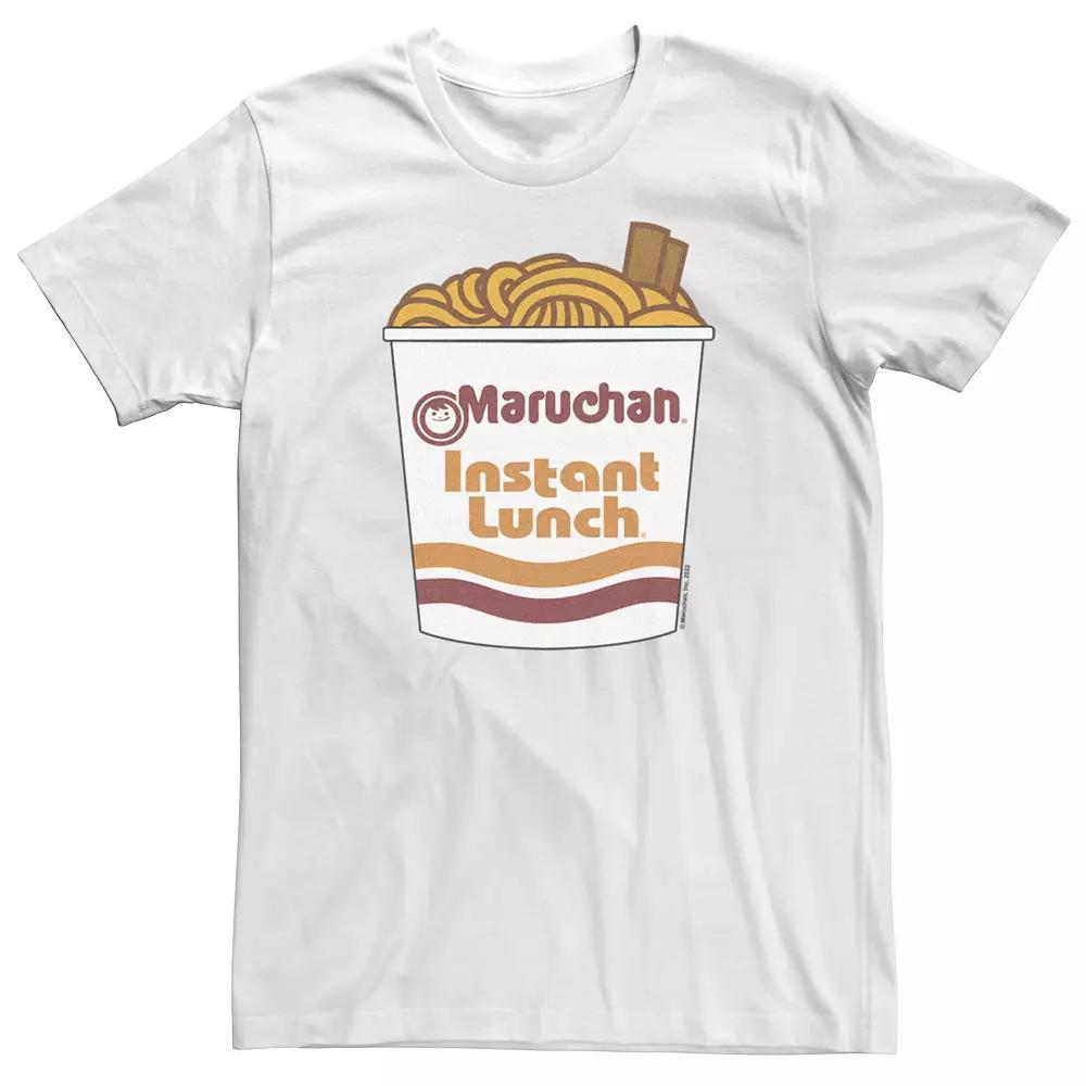 Big & Tall Maruchan Cup Of Noodles And Chopstick Logo Tee, Men's, Size: XL Tall, White Product Image