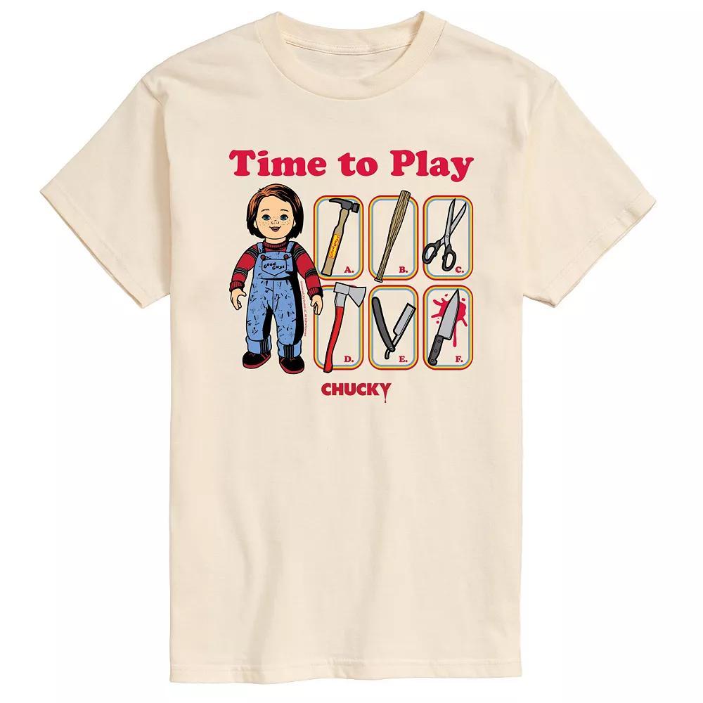 Men's Chucky Time To Play Graphic Tee,  Product Image