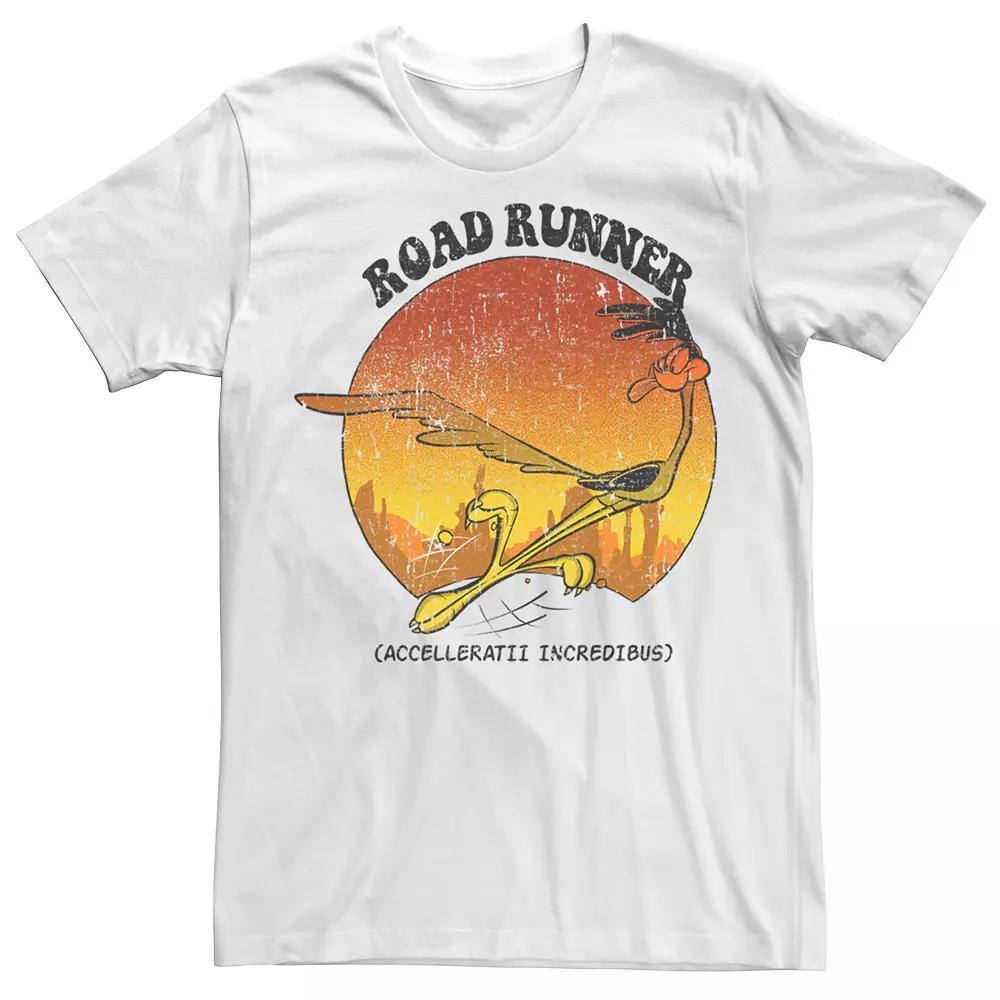 Men's Looney Tunes Road Runner Accelleratii Incredibus Tee, Size: XXL, White Product Image
