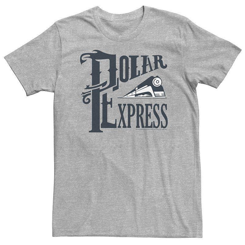 Big & Tall Polar Express Text Logo Tee, Men's,  Product Image