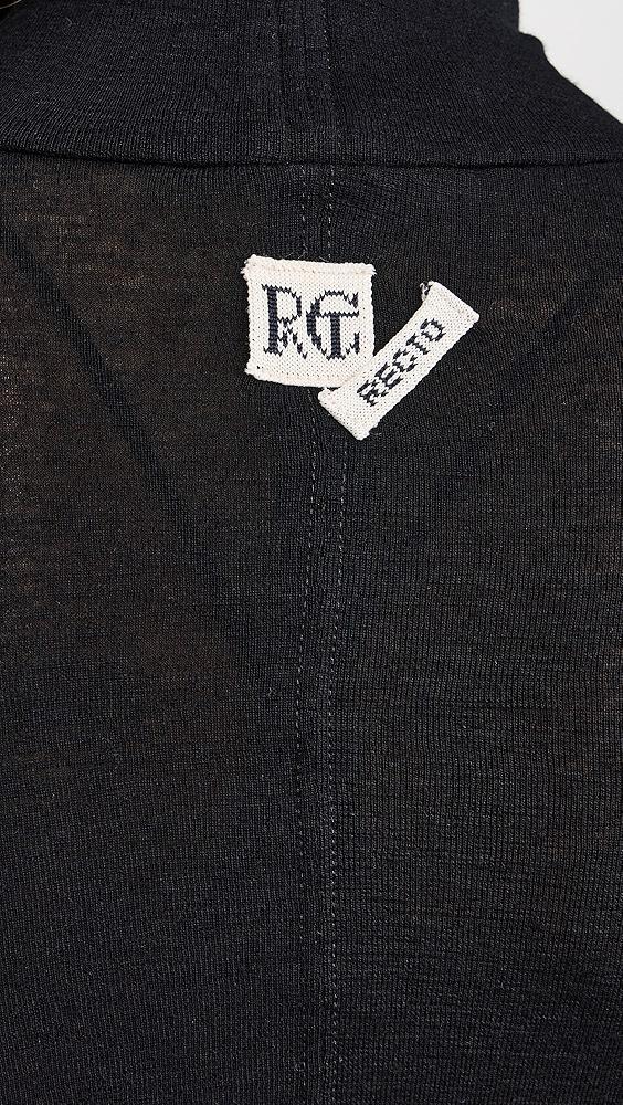 RECTO Overlay Jacquard Logo Turtleneck Top | Shopbop Product Image