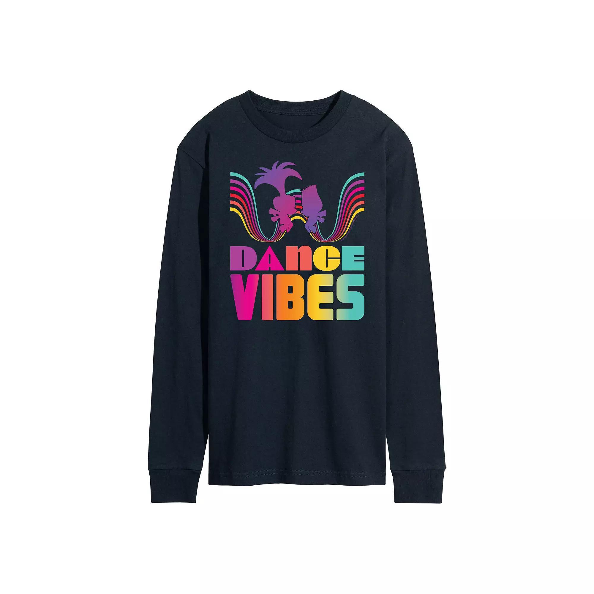 Men's Trolls Dance Vibes Long Sleeve Tee,  Product Image