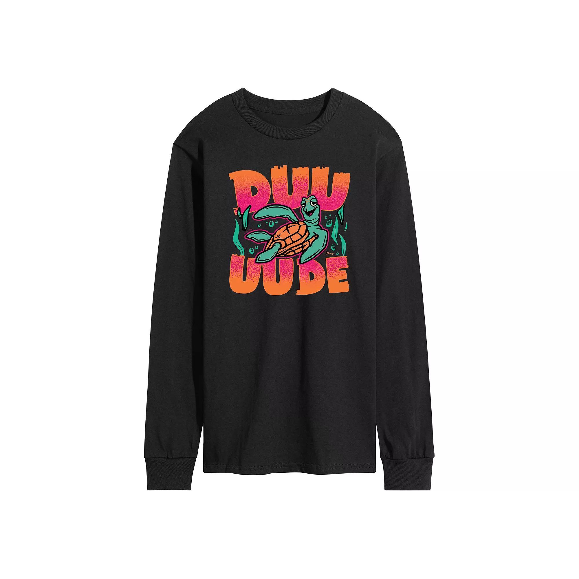 Disney's Minnie Mouse Men's Hearts Long Sleeve Tee,  Product Image