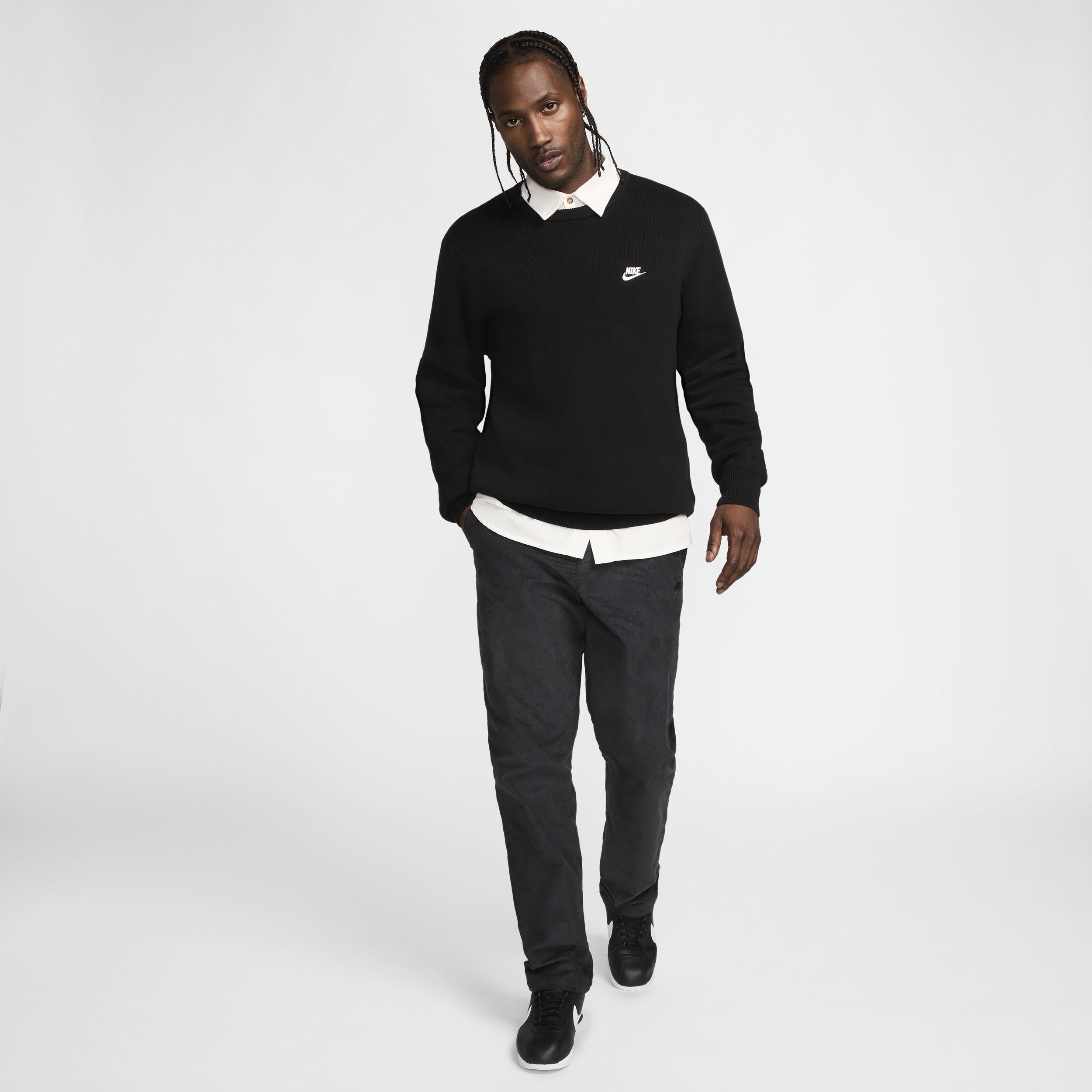 Nike Men's Club Crew-Neck Sweater Product Image