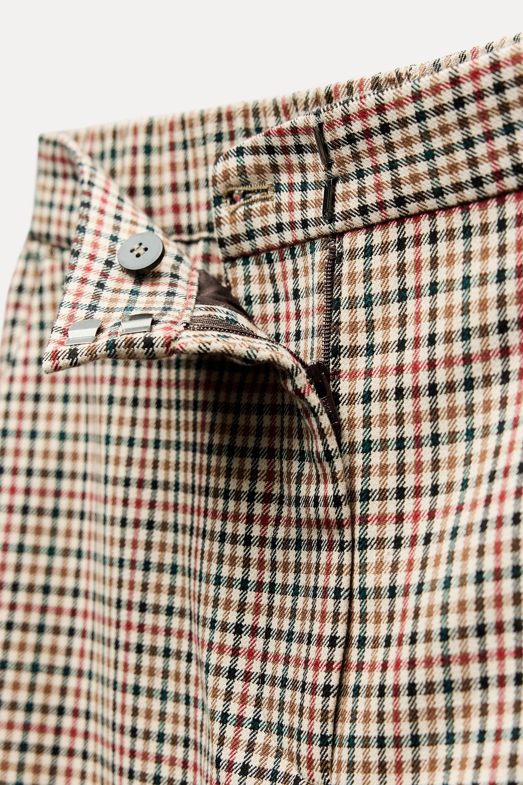 PLAID PANTS ZW COLLECTION Product Image