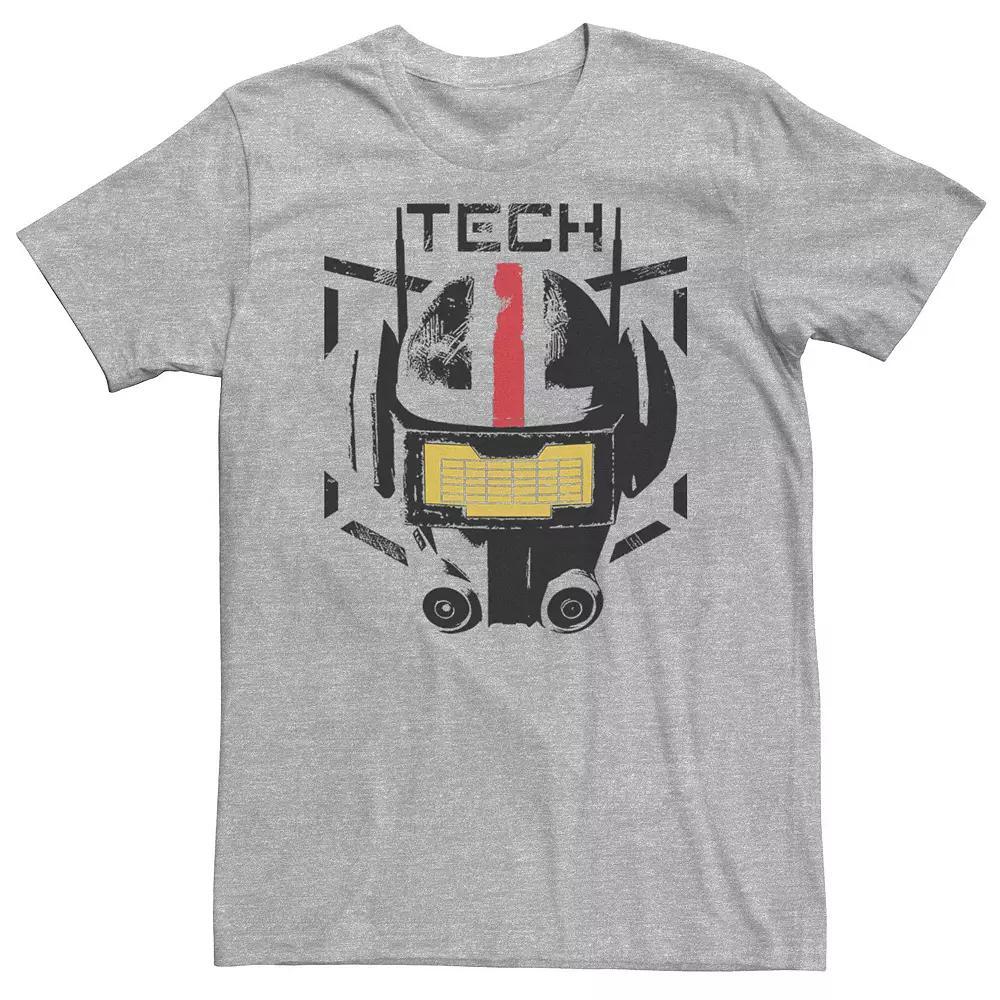 Men's Star Wars The Bad Batch Tech Helmet Stamp Tee,  Product Image