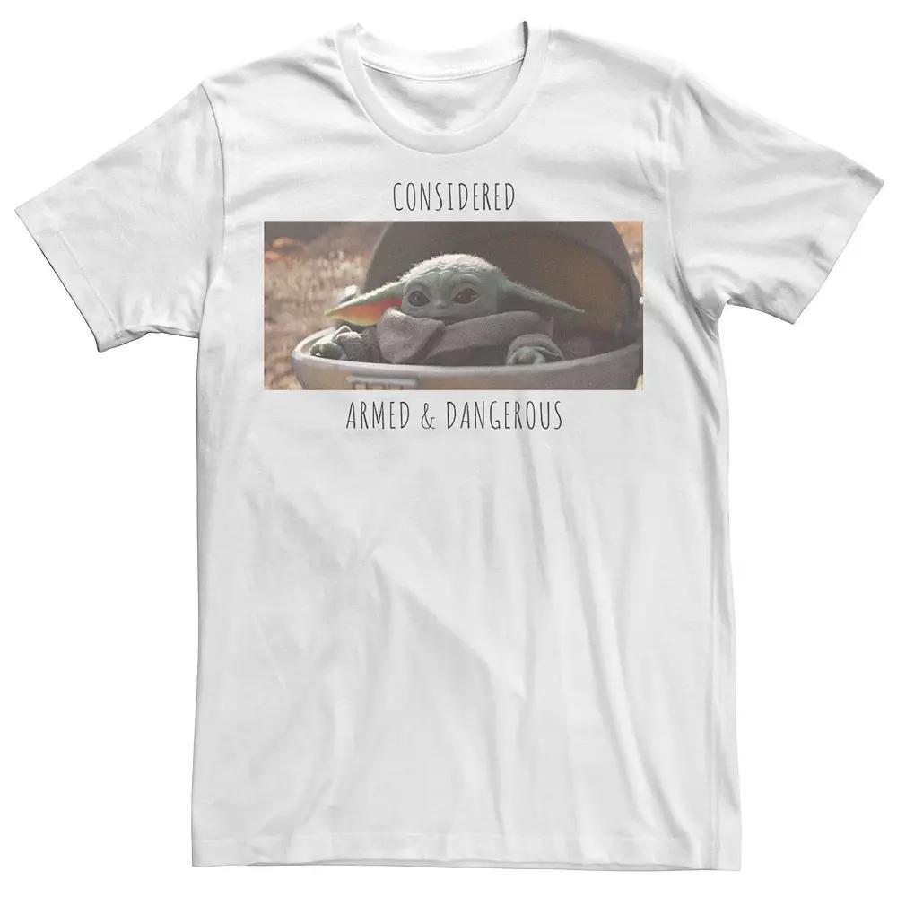 Men's Star Wars The Mandalorian The Child Armed & Dangerous Tee,  Product Image