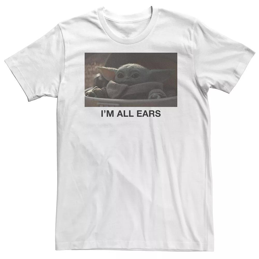 Big & Tall Star Wars The Mandalorian The Child "I'm All Ears" Tee, Men's,  Product Image