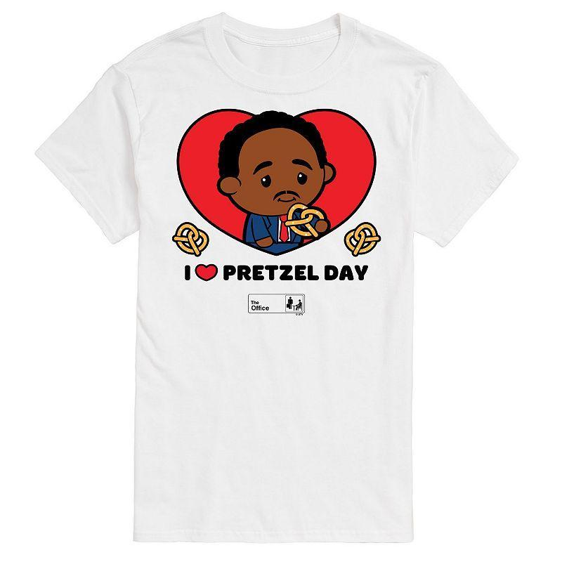 Men's The Office Stanley Pretzel Day Graphic Tee, Size: Medium, Gray Product Image