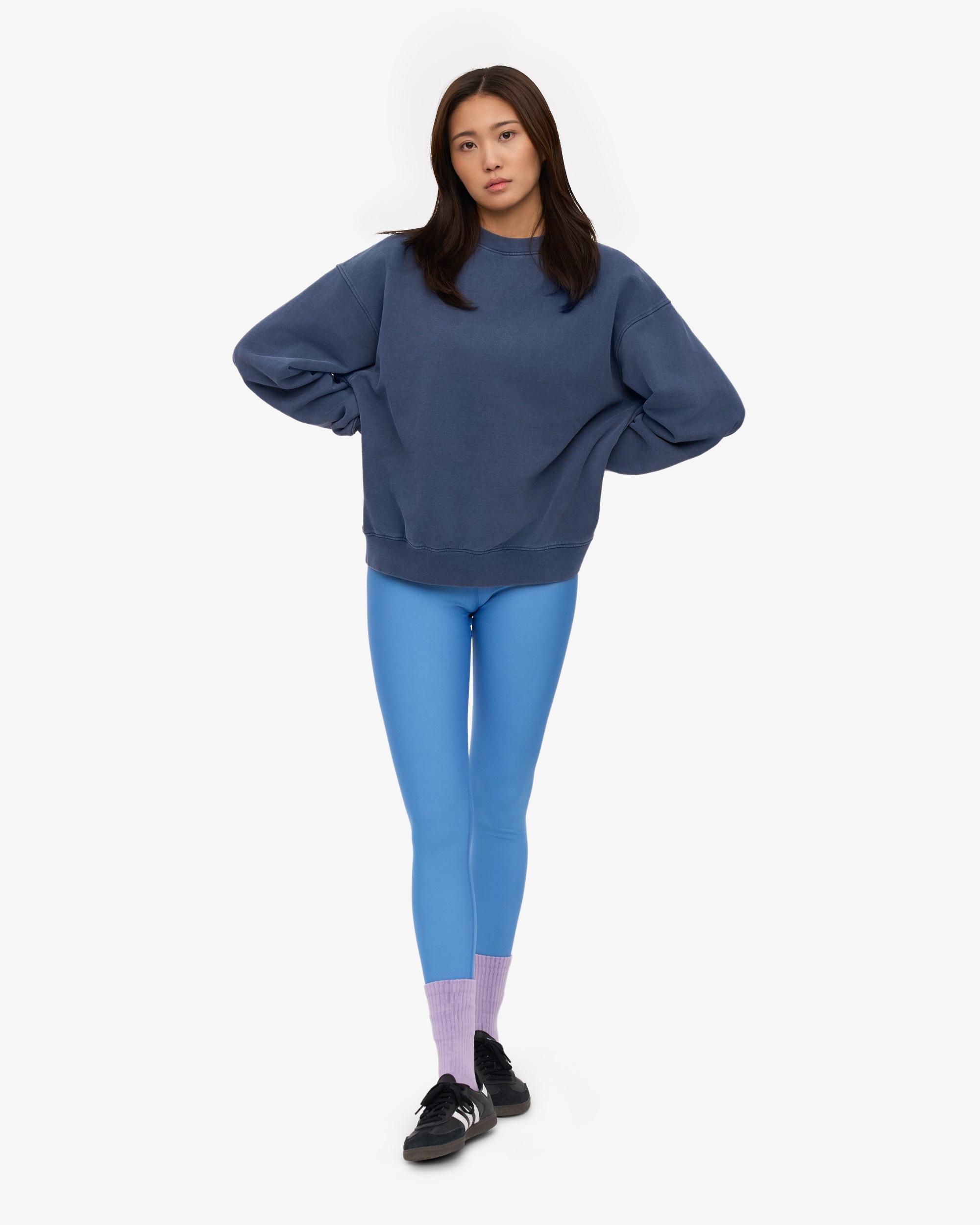 Organic Oversized Crew - Neptune Blue Product Image