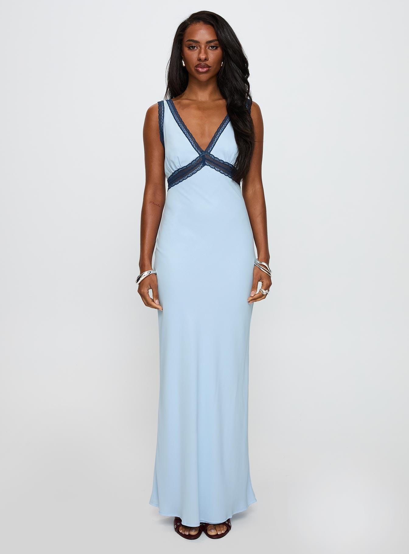 Maelene Maxi Dress Blue Product Image