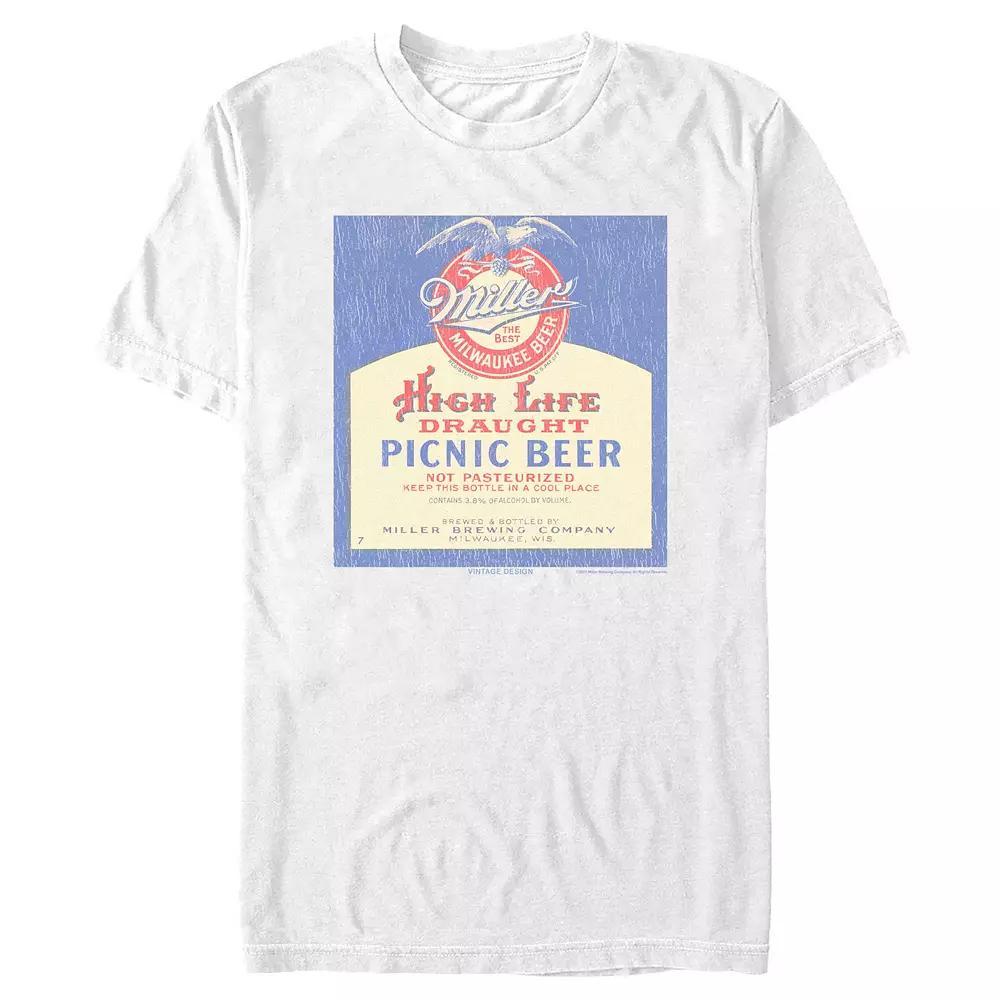 Men's Coors Light Vintage Poster Miller Graphic Tee,  Product Image