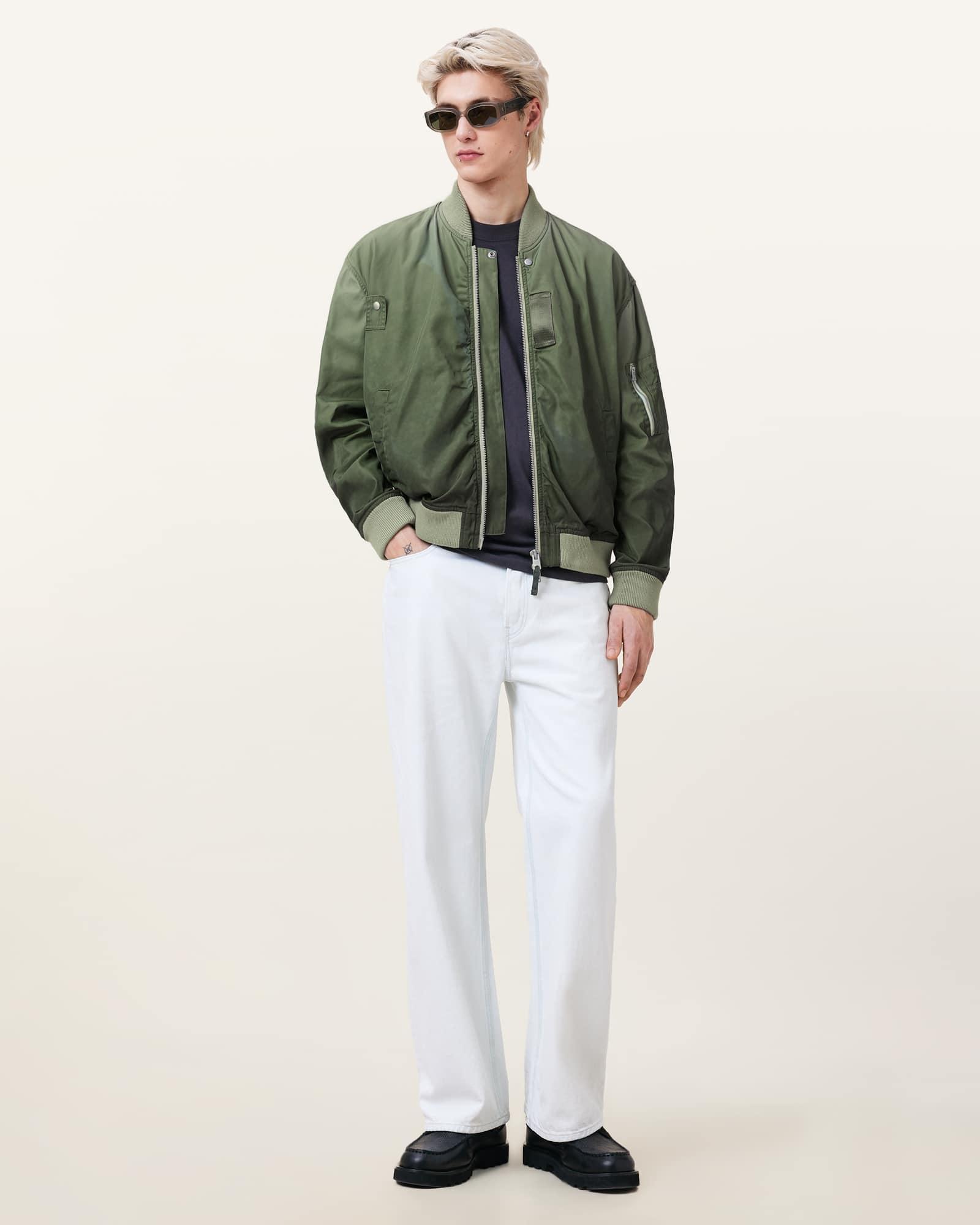 Cascade Relaxed Fit Bomber Jacket Product Image