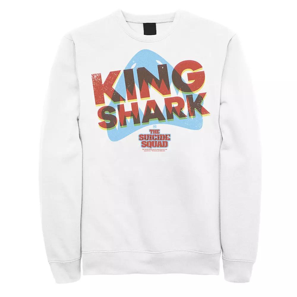Men's The Suicide Squad King Shark Overlay Logo Sweatshirt,  Product Image