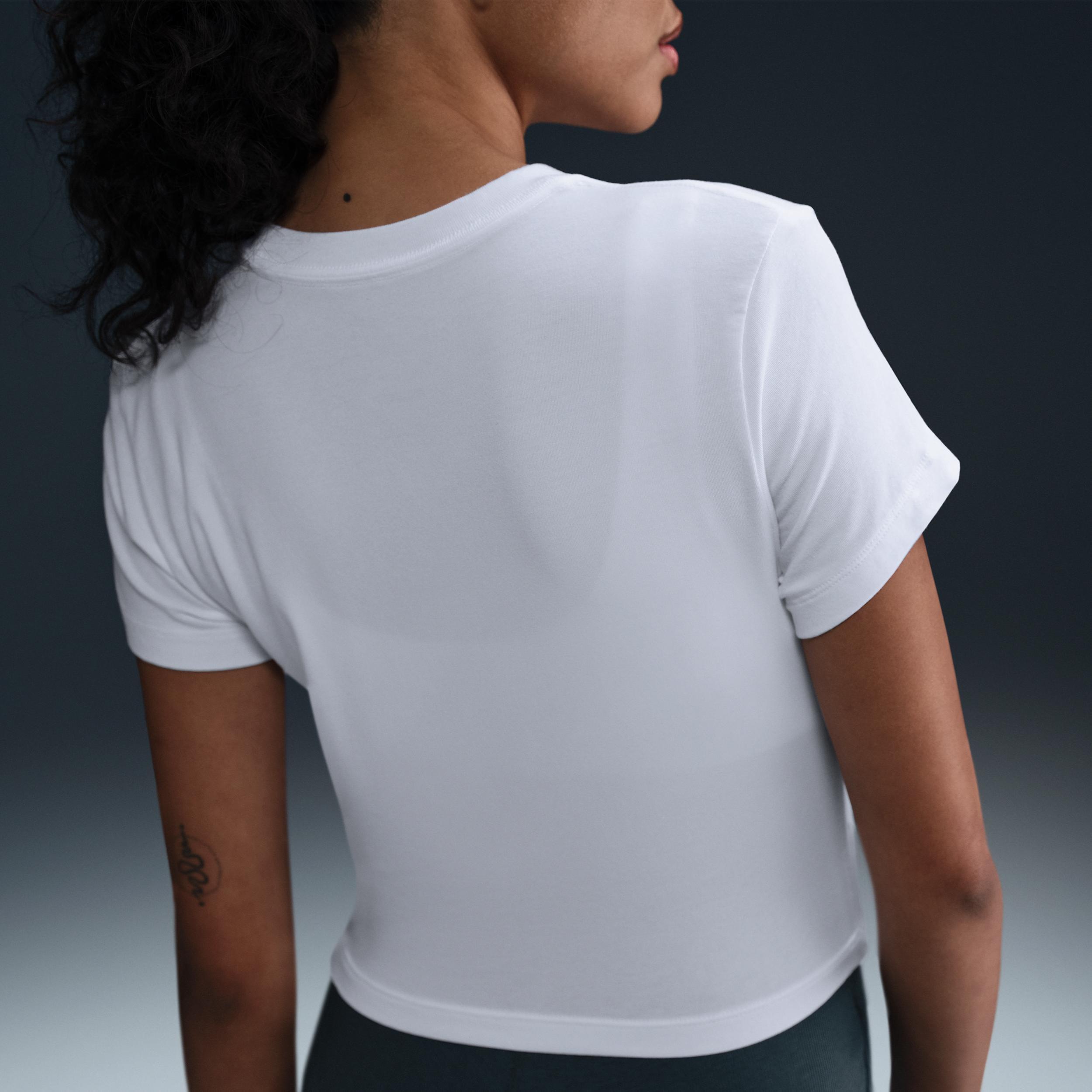 Womens Nike Sportswear Essential Slim Crop T-Shirt Product Image